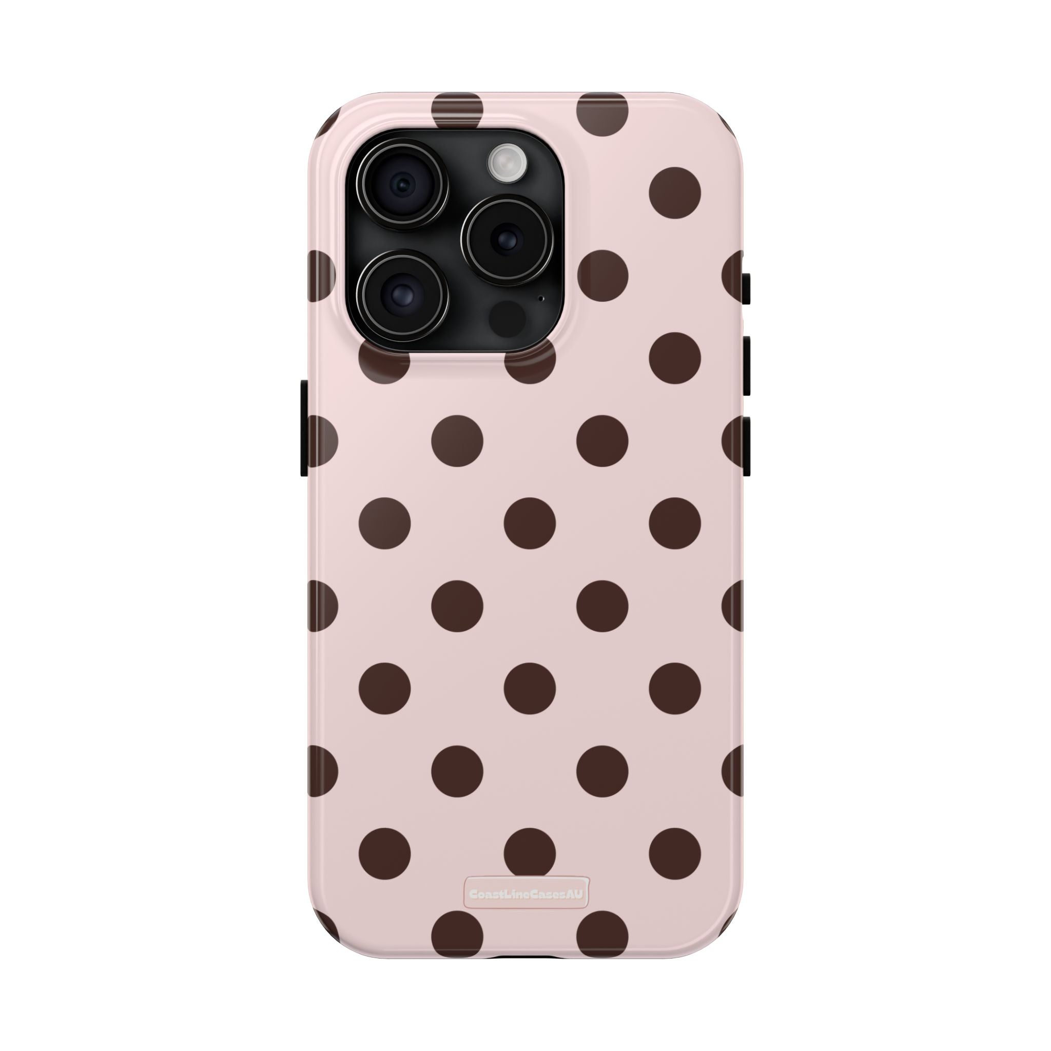 Berry Truffle Phone Case- Polka