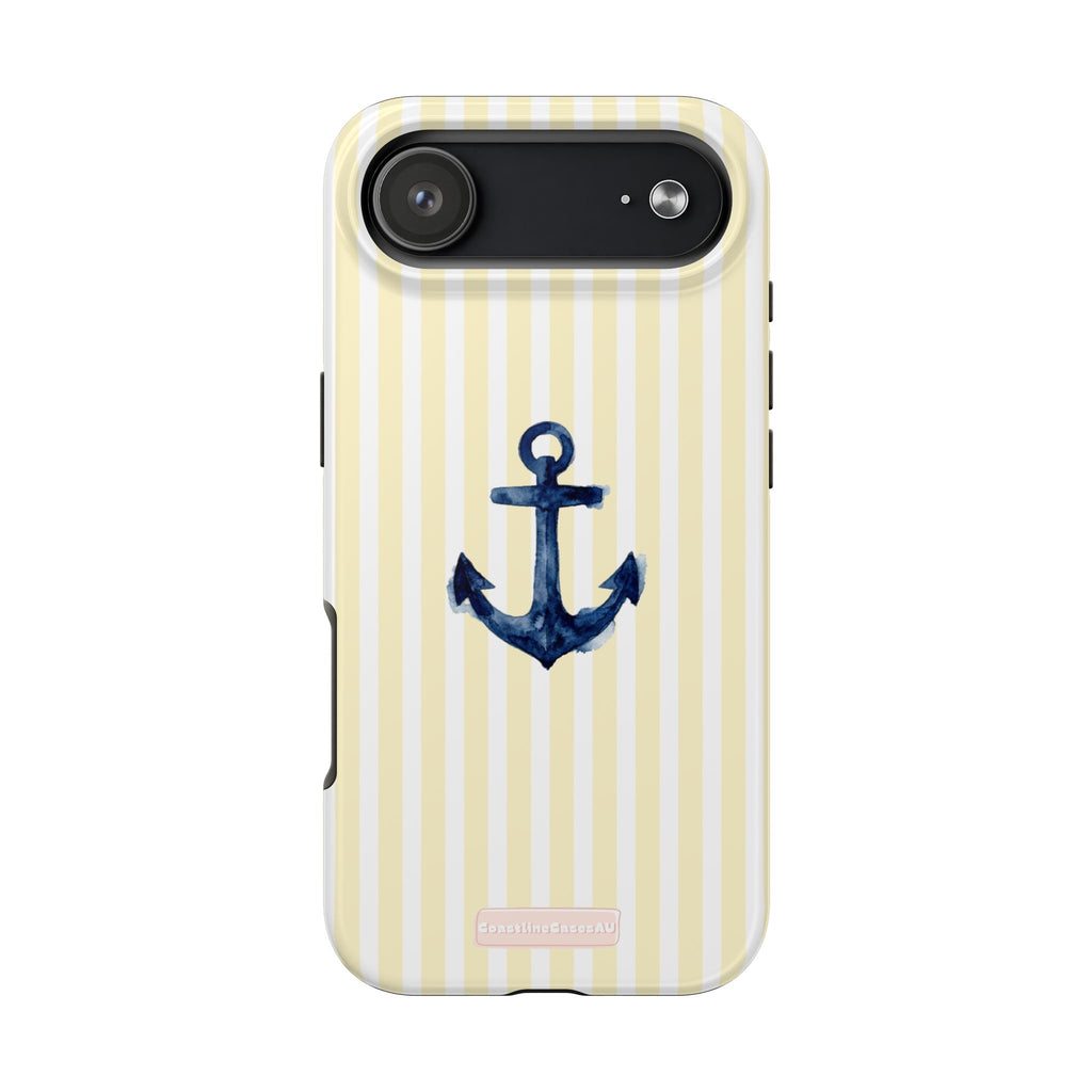 Sailor Phone Case- Butter Stripe