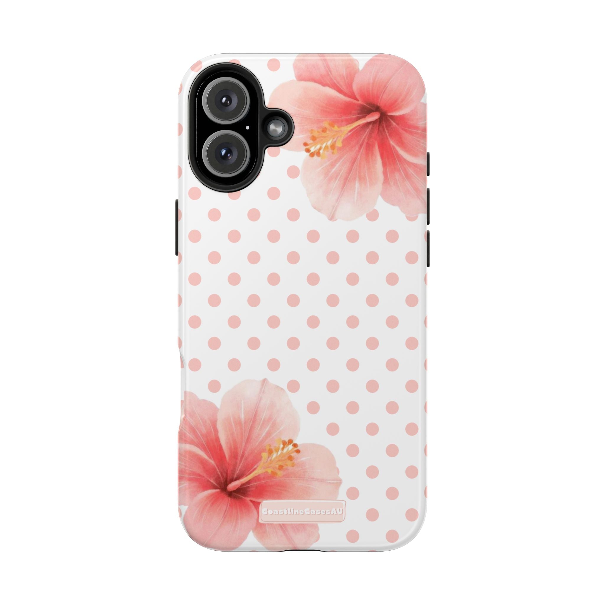 Bloom Phone Case- Mini Polka Blush