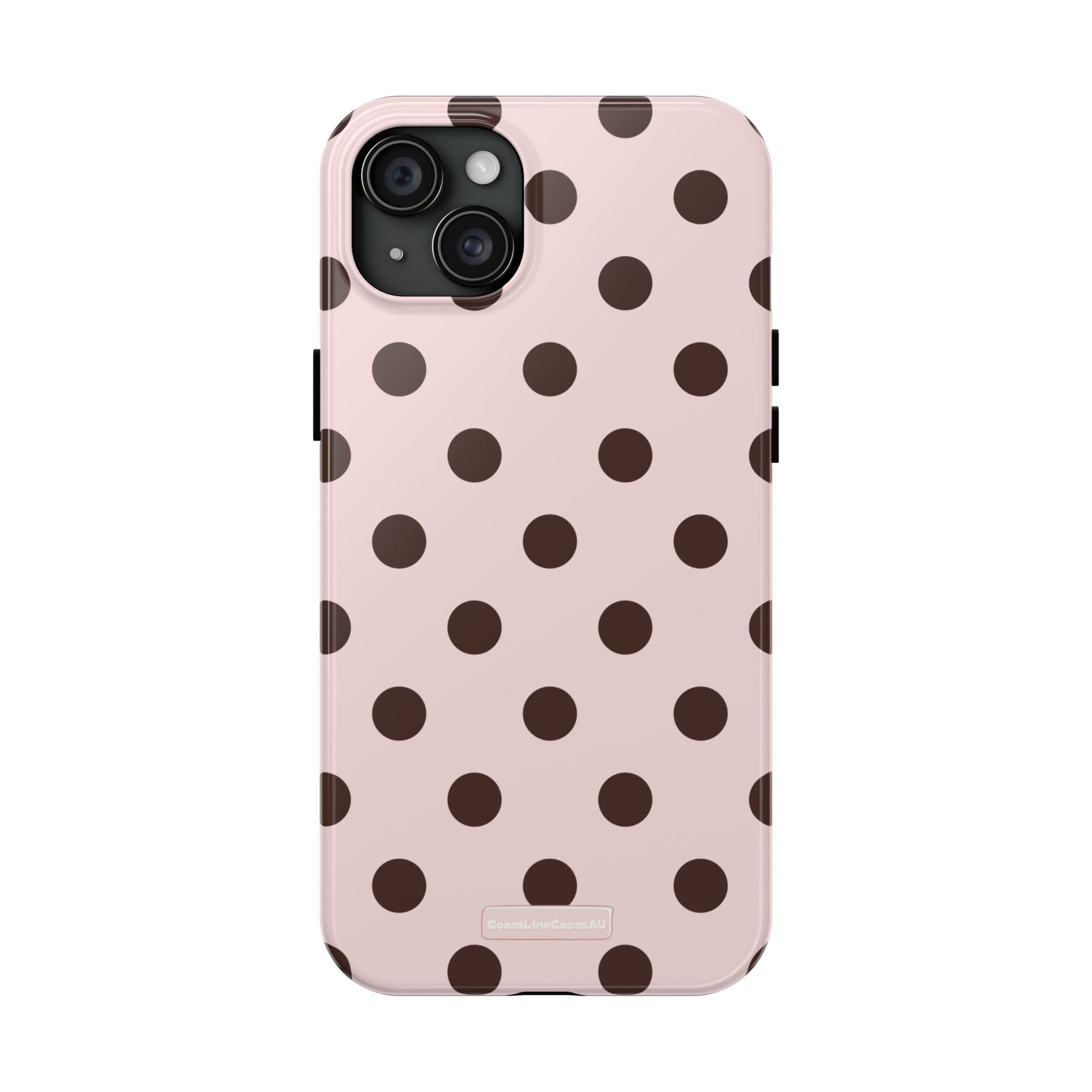 Berry Truffle Phone Case- Polka