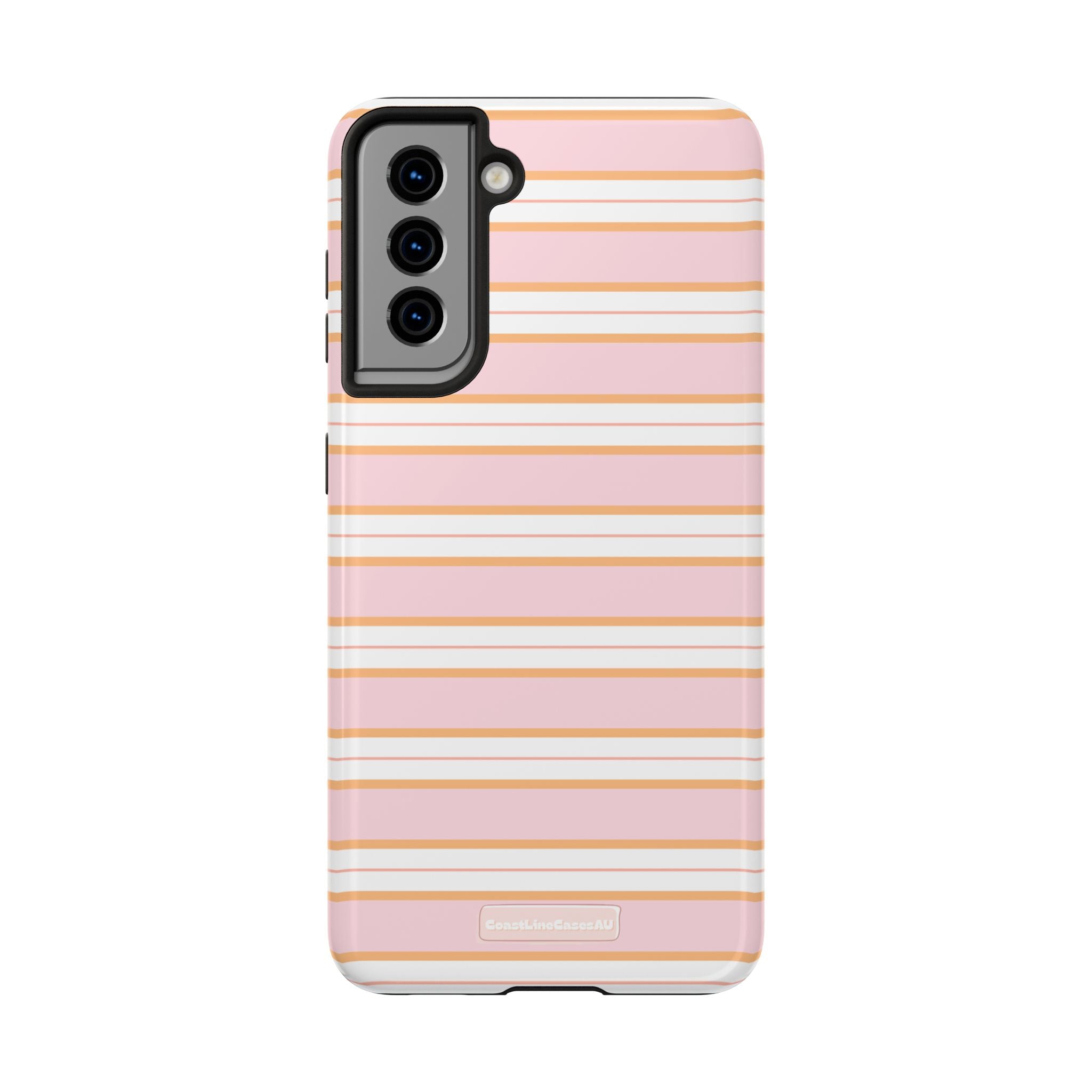 Grapefruit Stripe Phone Case