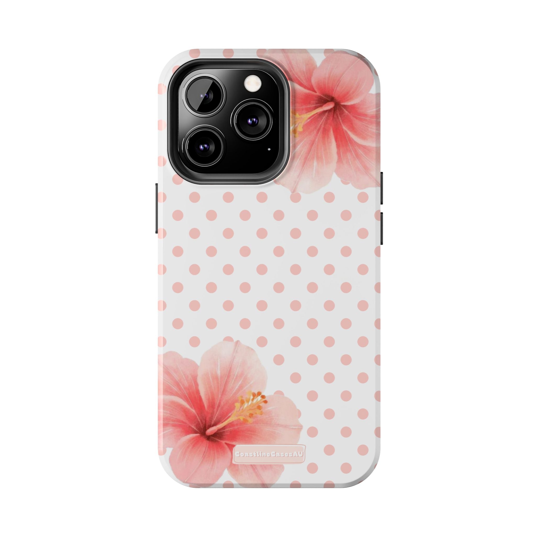 Bloom Phone Case- Mini Polka Blush