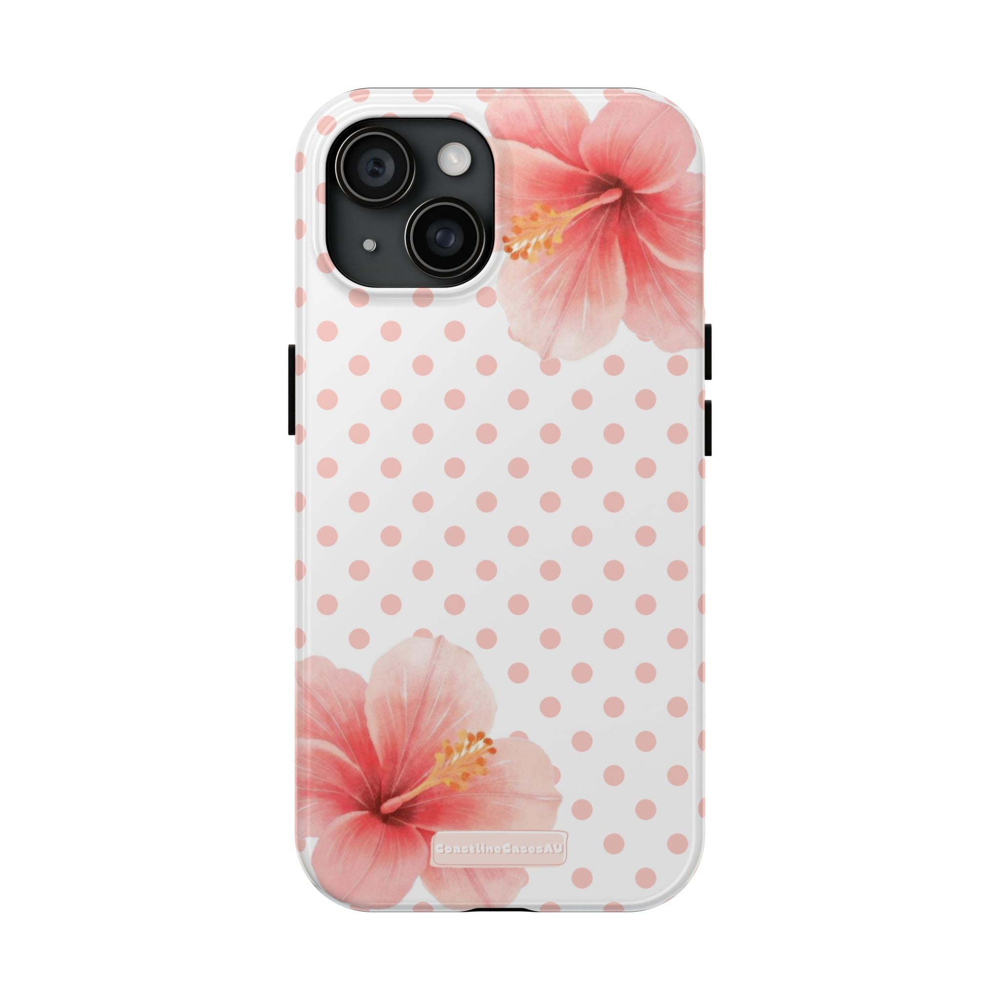Bloom Phone Case- Mini Polka Blush