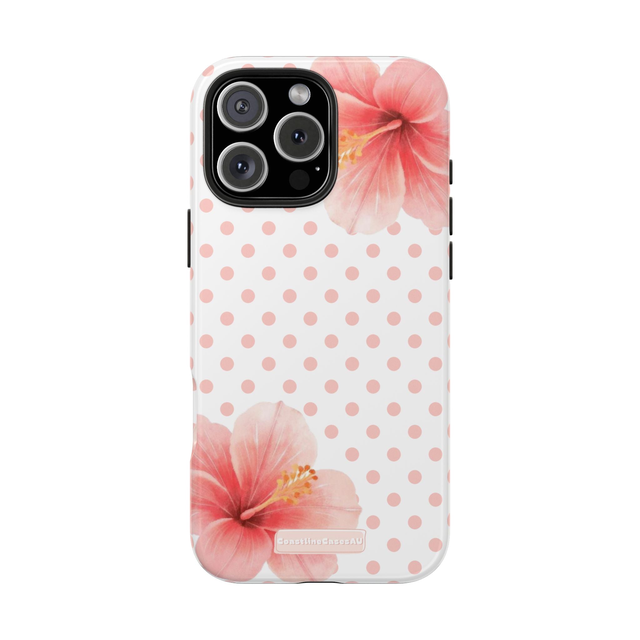 Bloom Phone Case- Mini Polka Blush