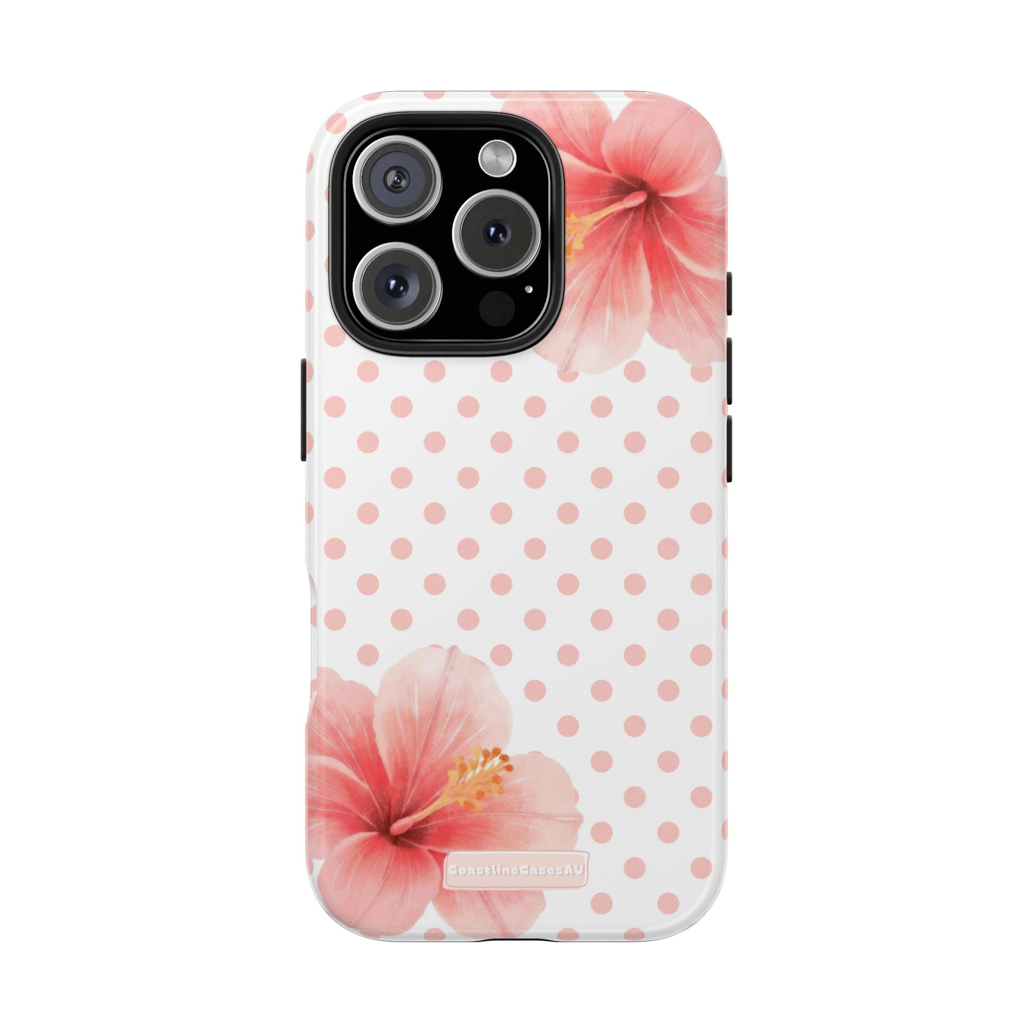 Bloom Phone Case- Mini Polka Blush