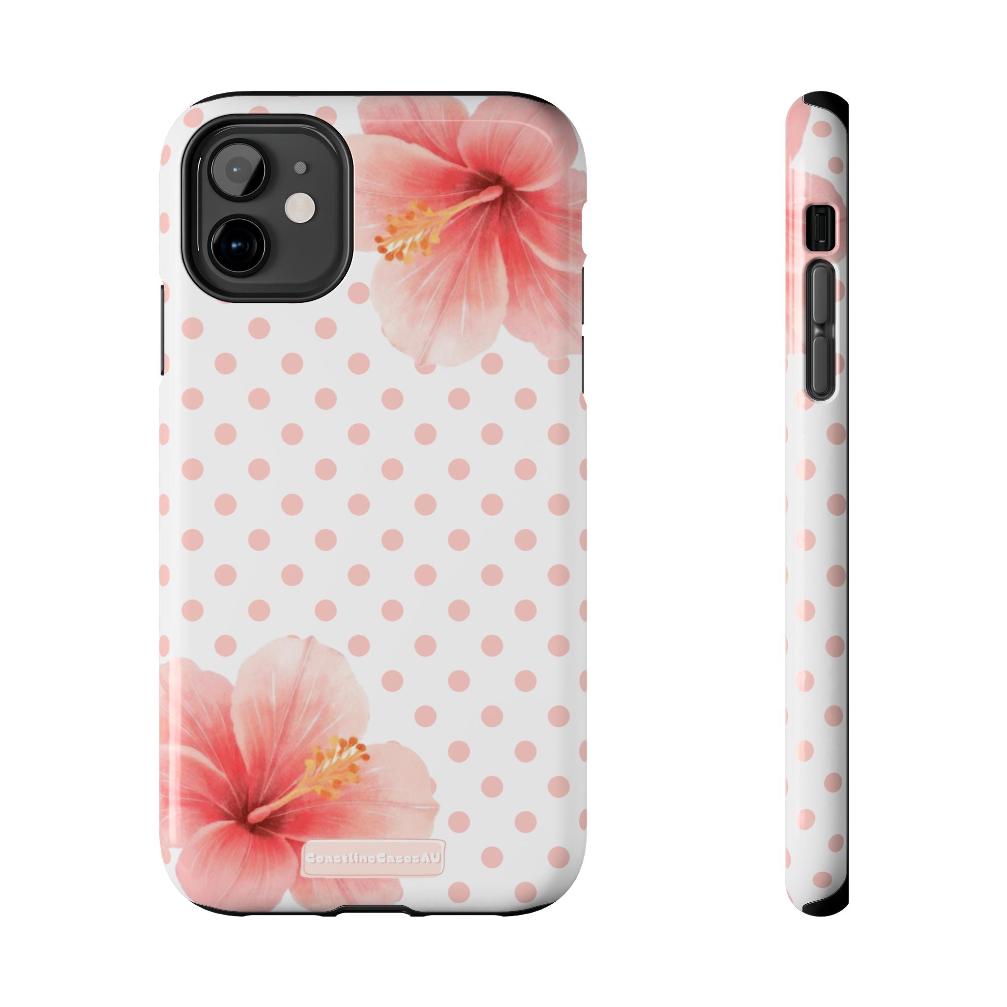 Bloom Phone Case- Mini Polka Blush