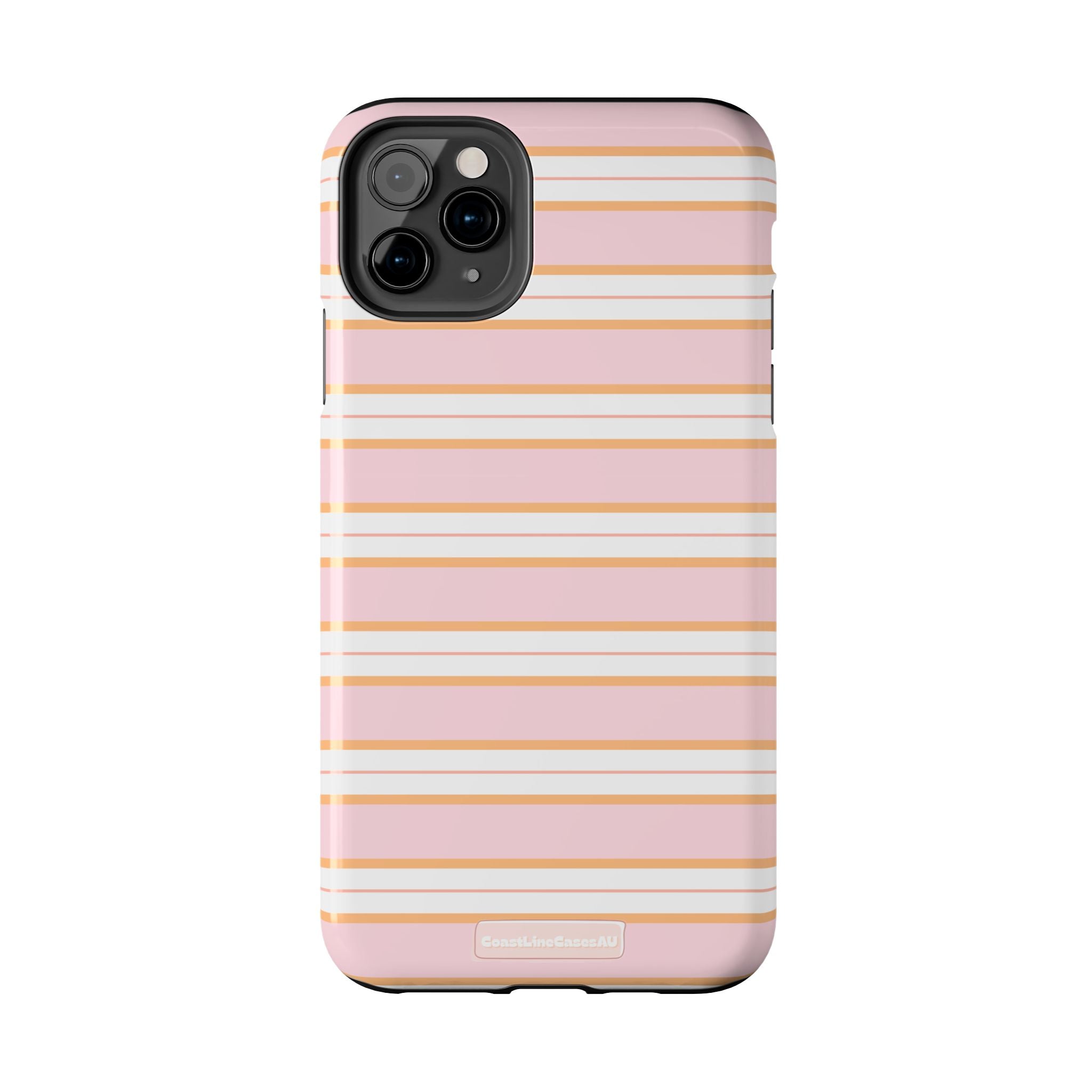 Grapefruit Stripe Phone Case