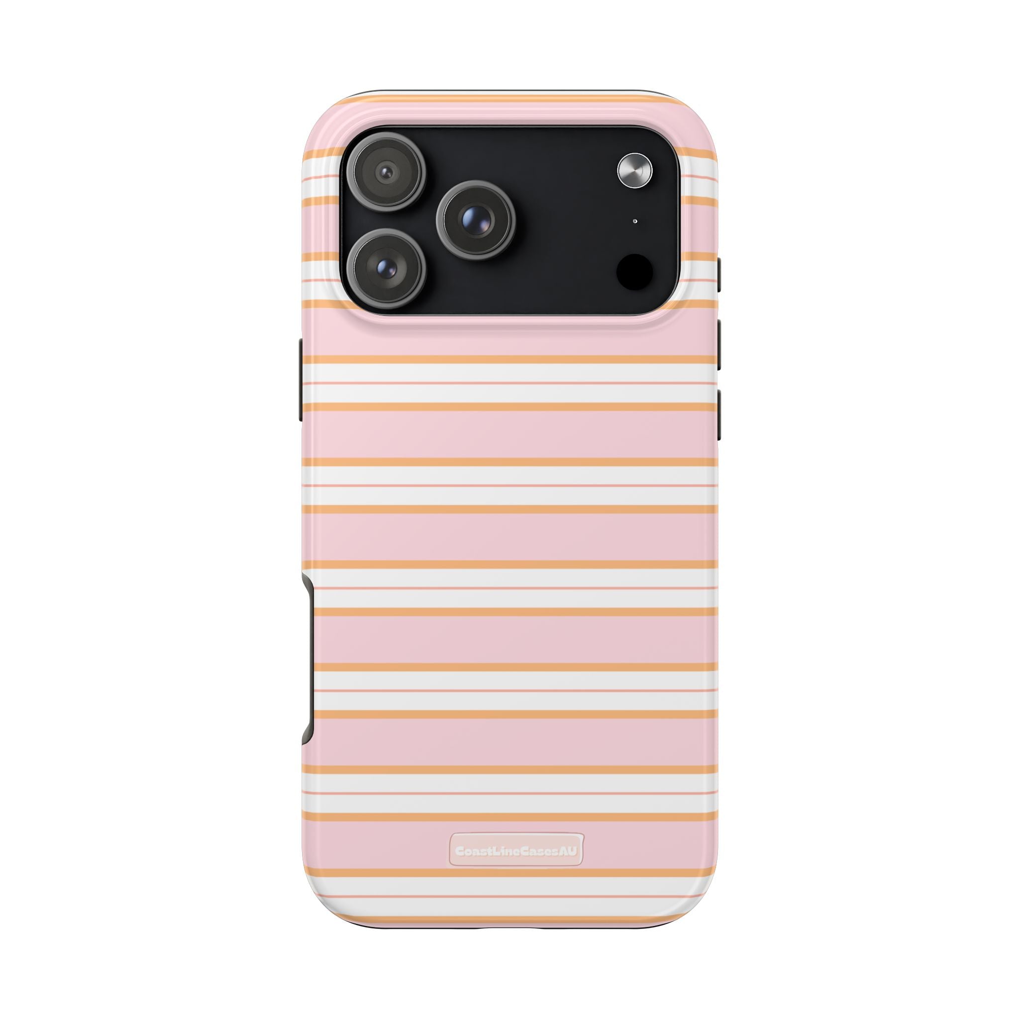 Grapefruit Stripe Phone Case