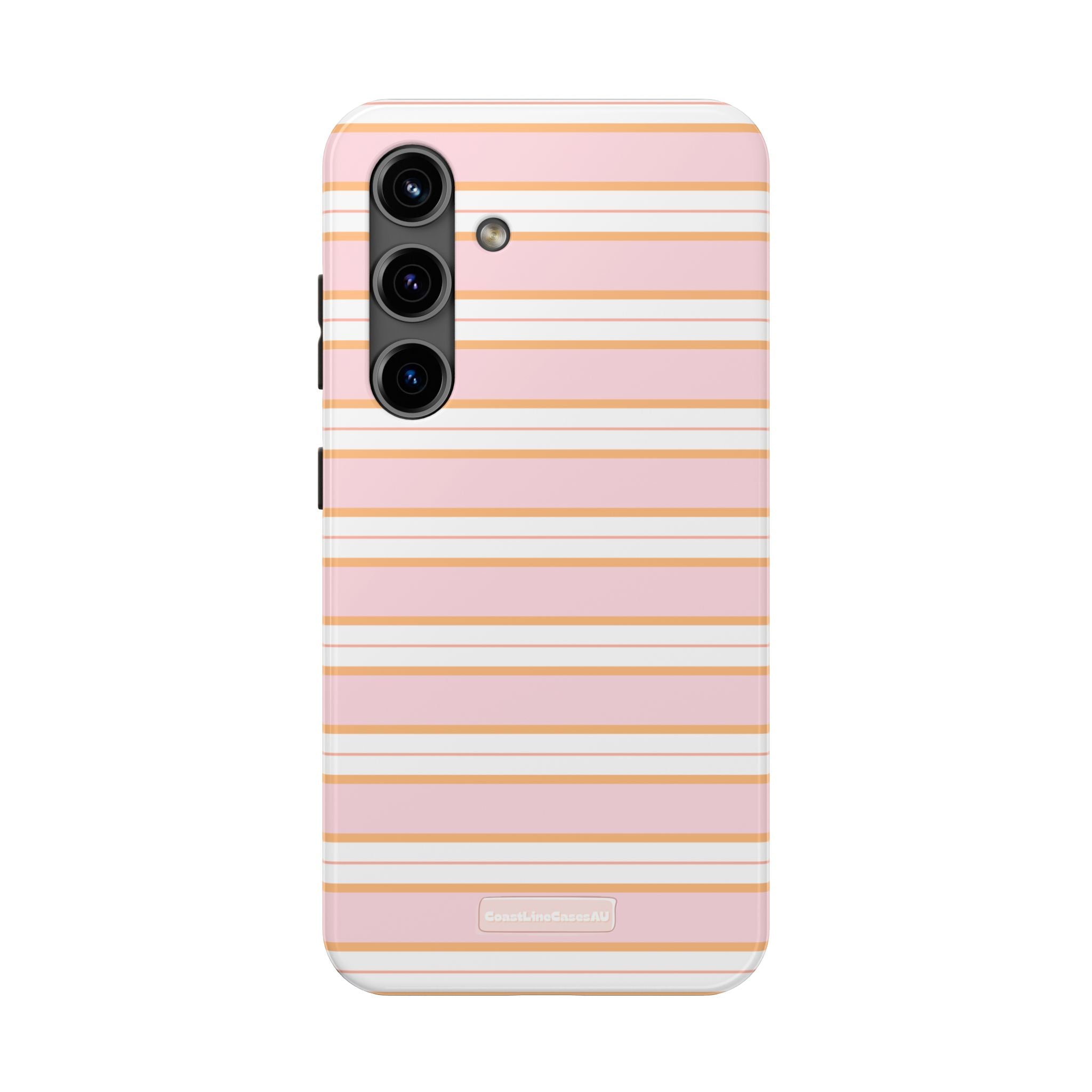 Grapefruit Stripe Phone Case