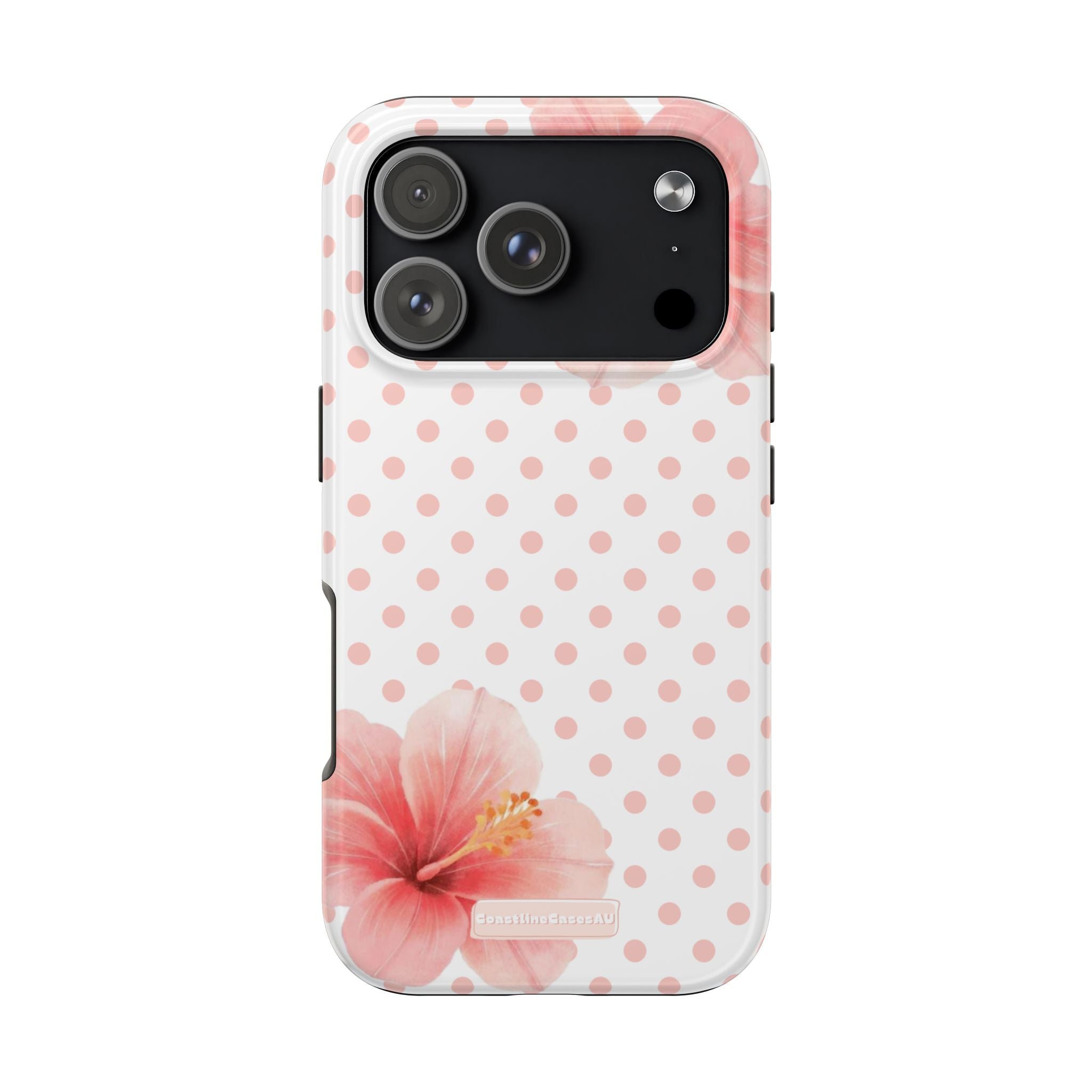 Bloom Phone Case- Mini Polka Blush