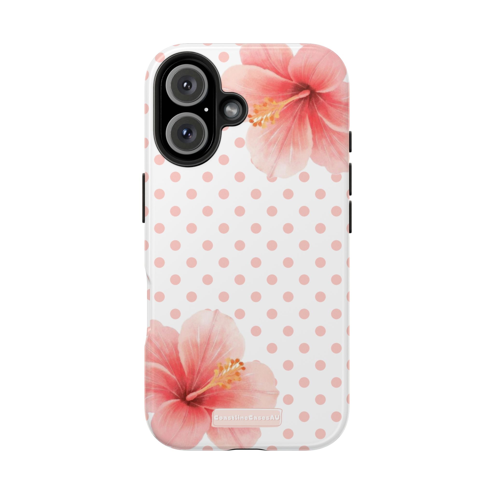 Bloom Phone Case- Mini Polka Blush