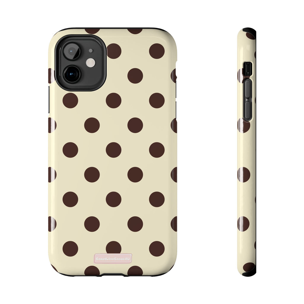 Banana Split Phone Case- Polka