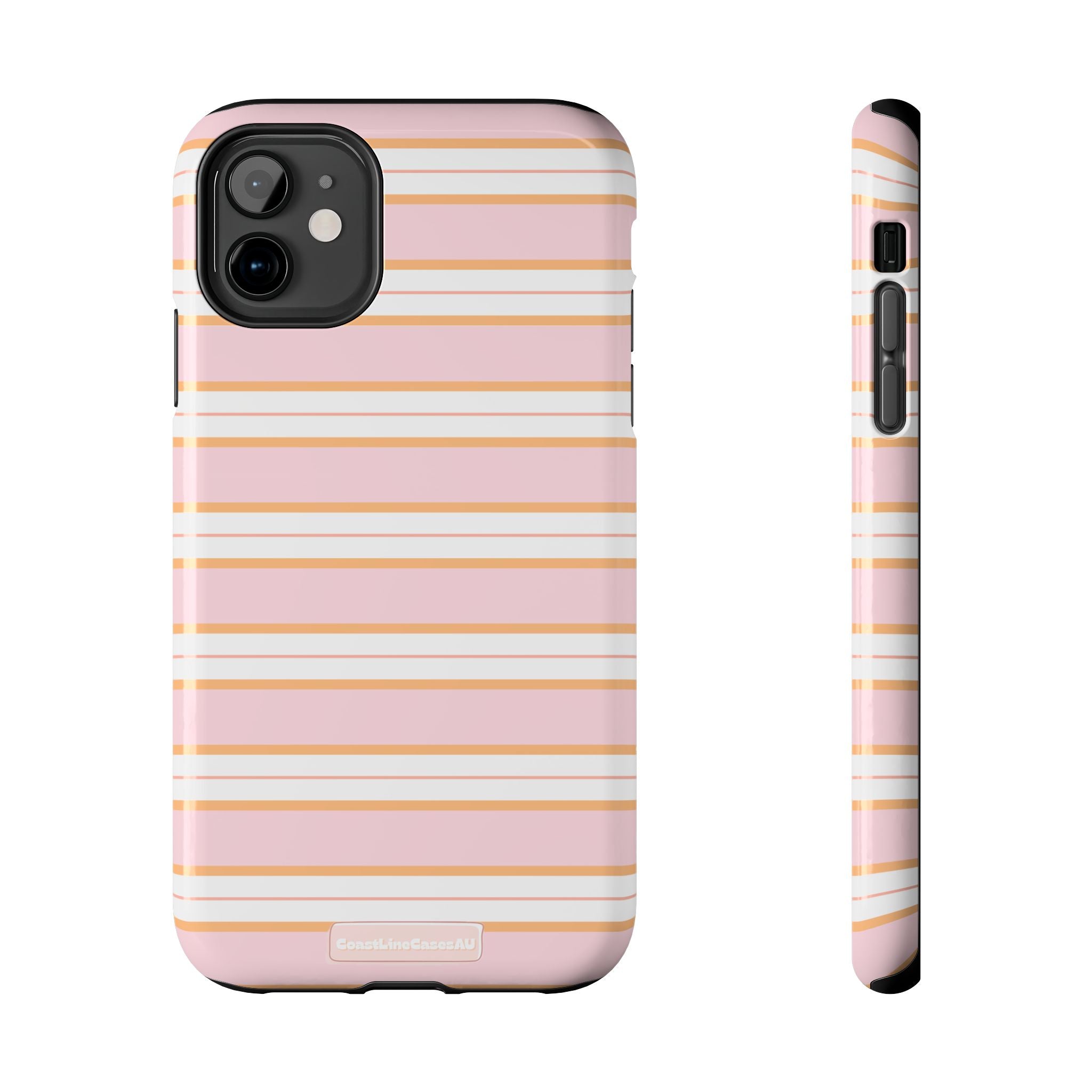 Grapefruit Stripe Phone Case