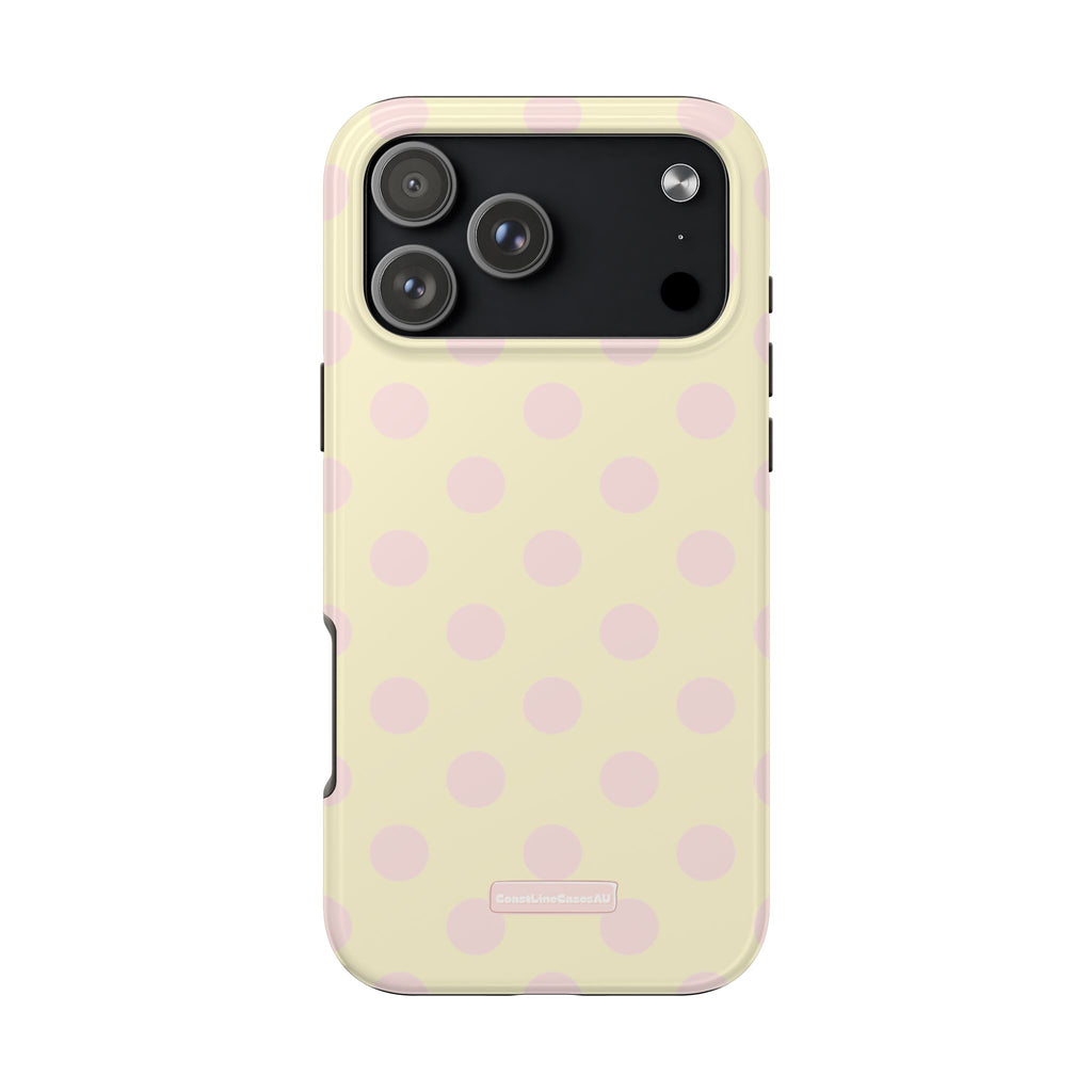 Strawberry Scone Phone Case- Polka