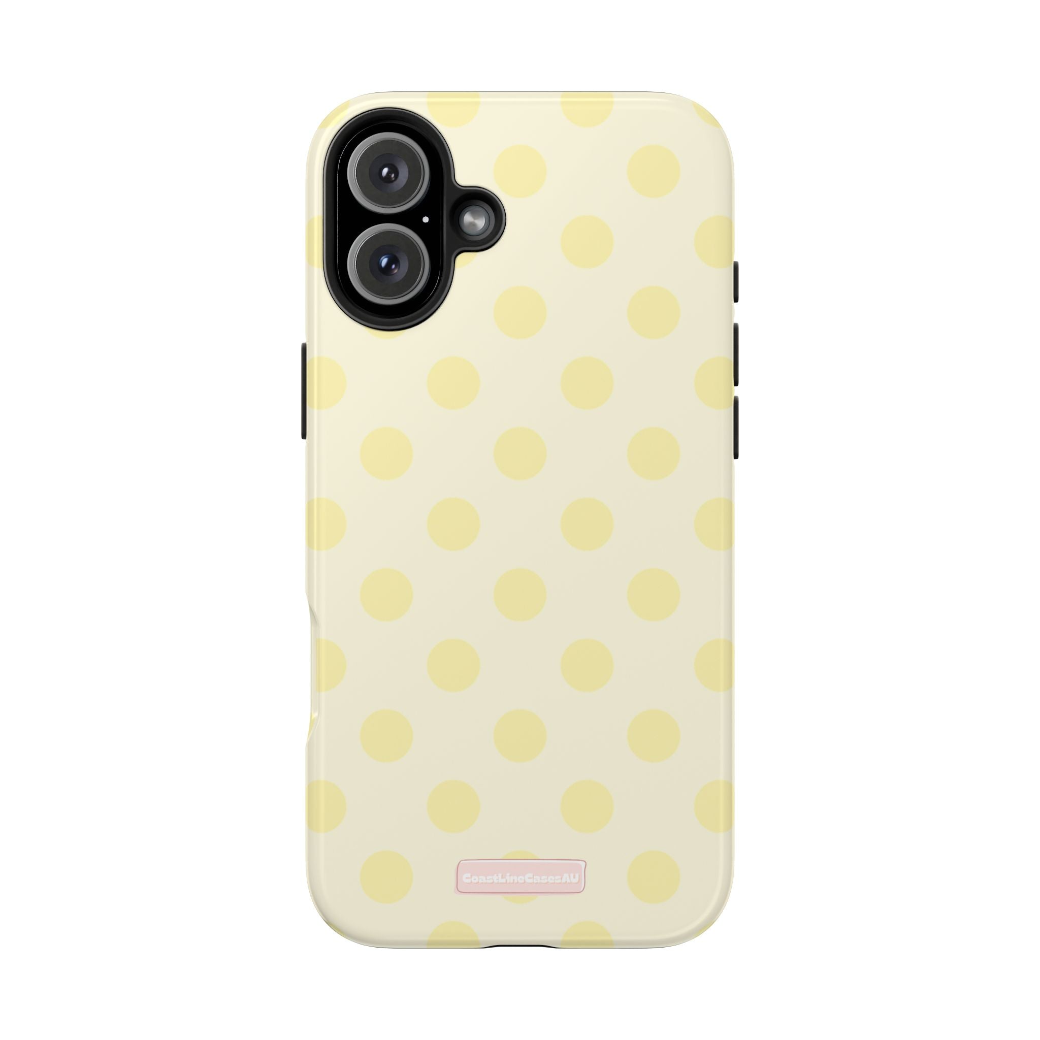 Lemon Drop Phone Case- Polka
