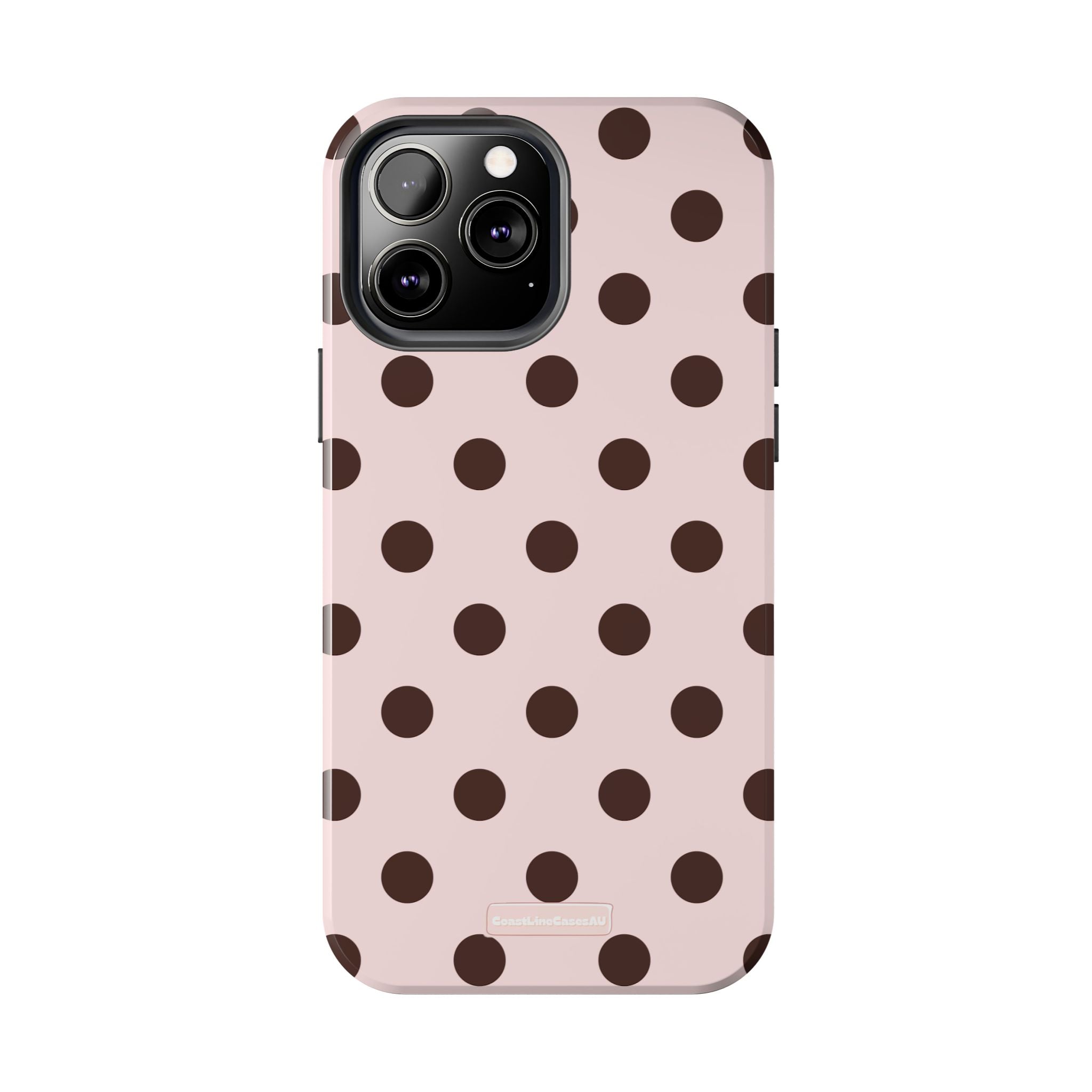Berry Truffle Phone Case- Polka