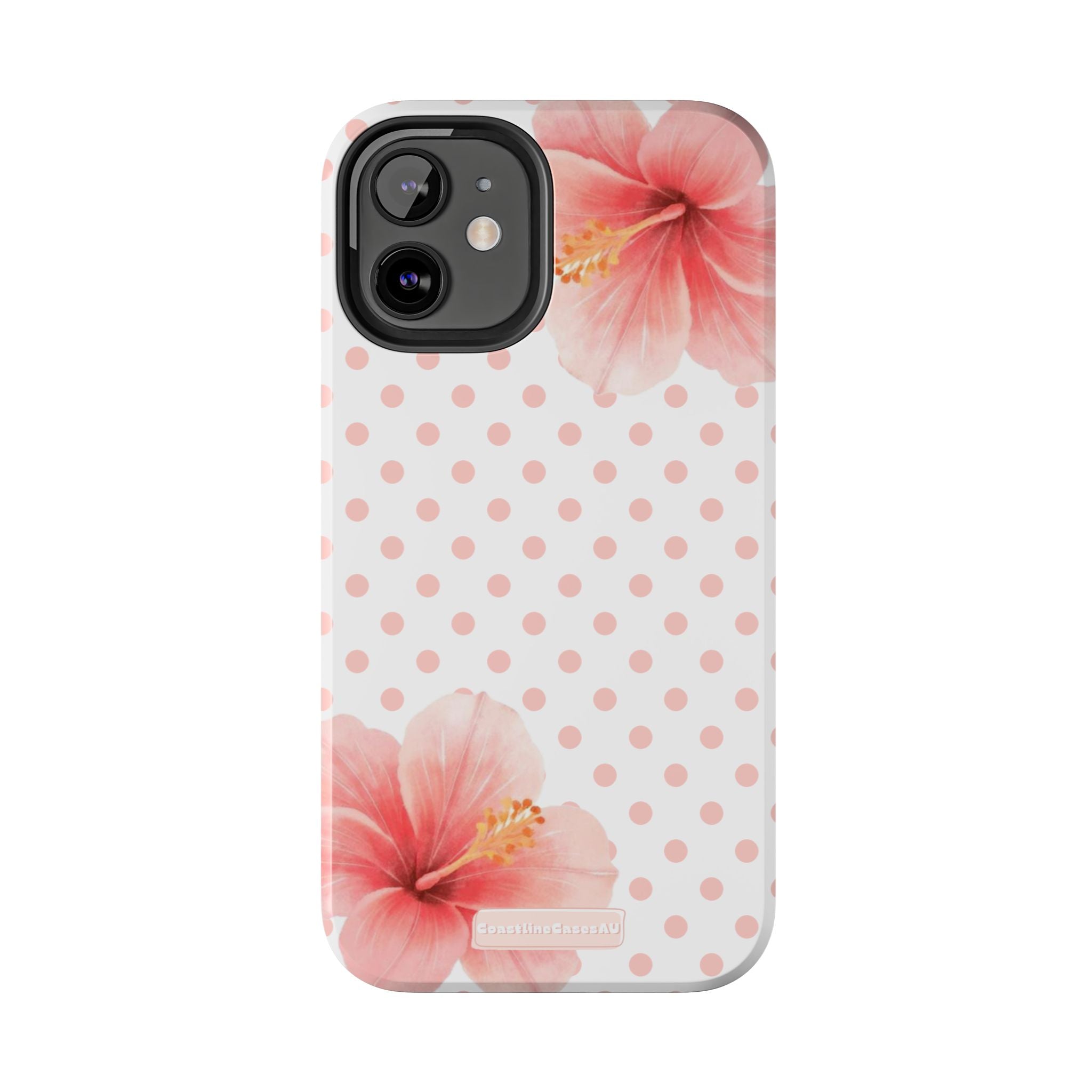 Bloom Phone Case- Mini Polka Blush