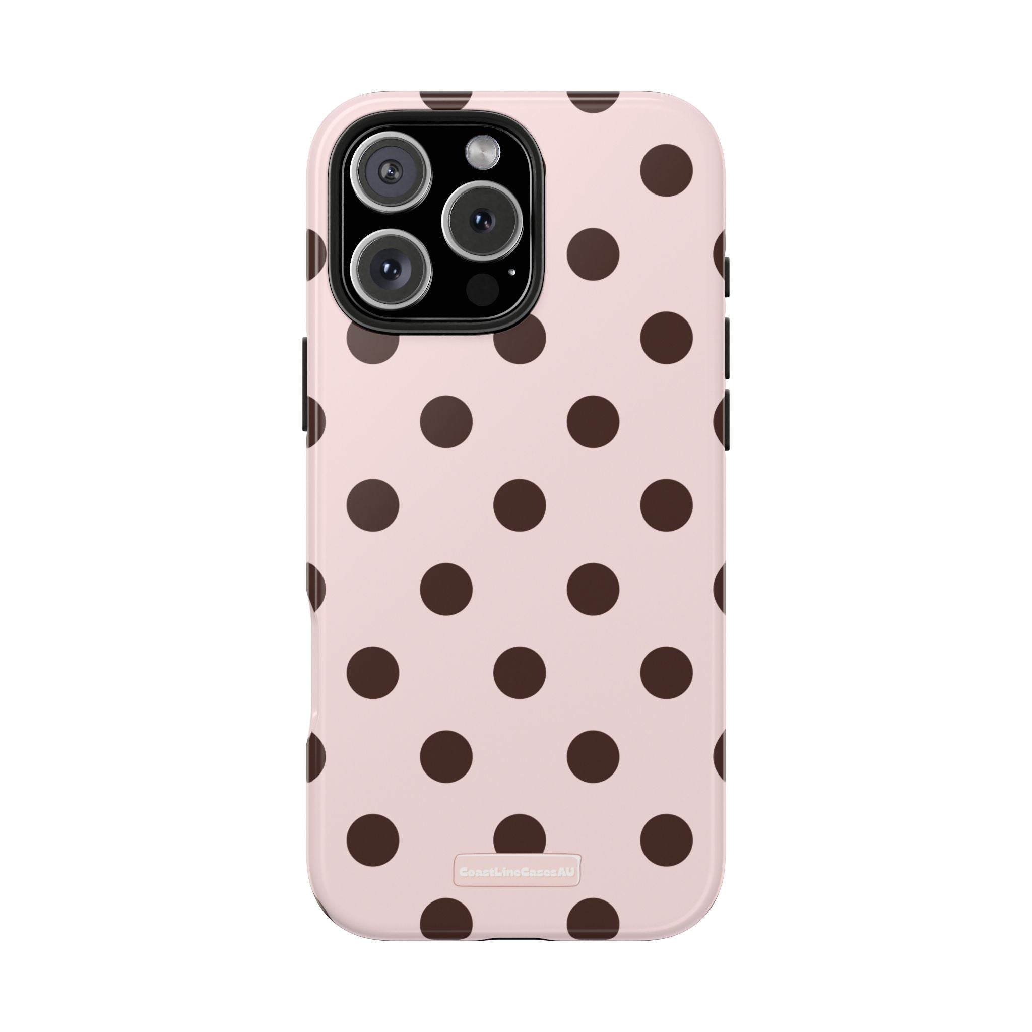 Berry Truffle Phone Case- Polka