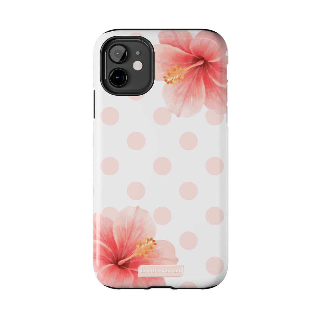 Bloom Phone Case- Polka Blush