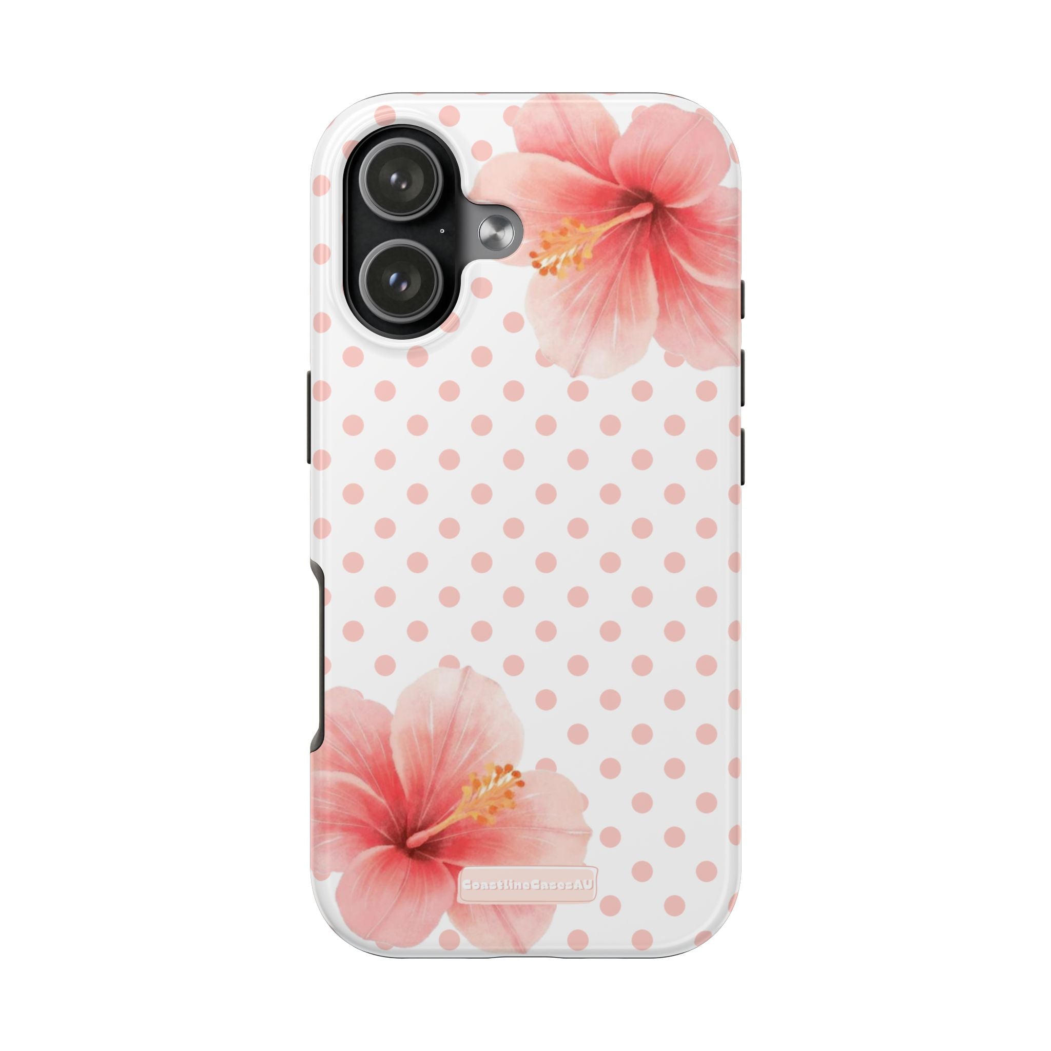 Bloom Phone Case- Mini Polka Blush