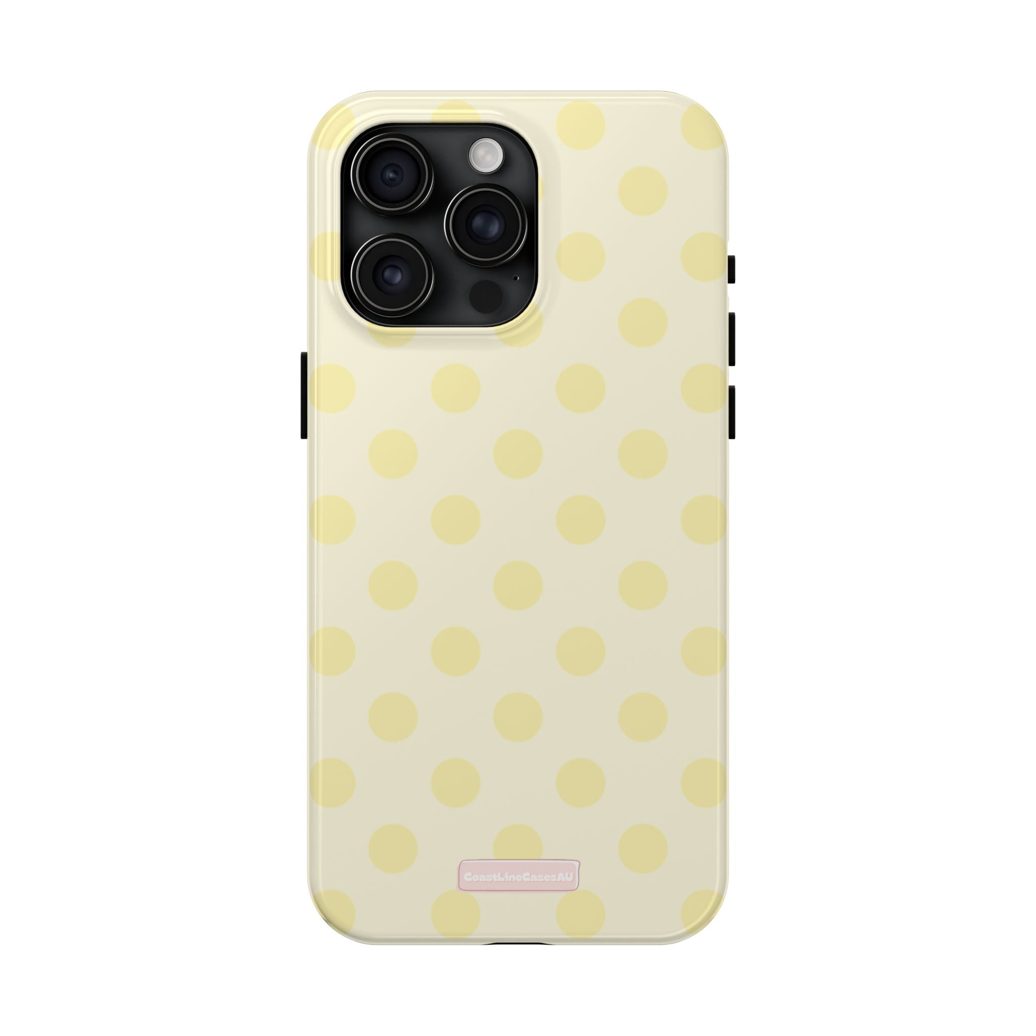 Lemon Drop Phone Case- Polka