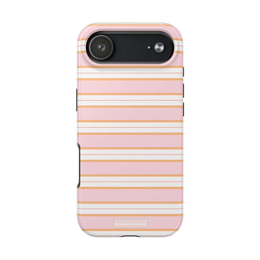 Grapefruit Stripe Phone Case