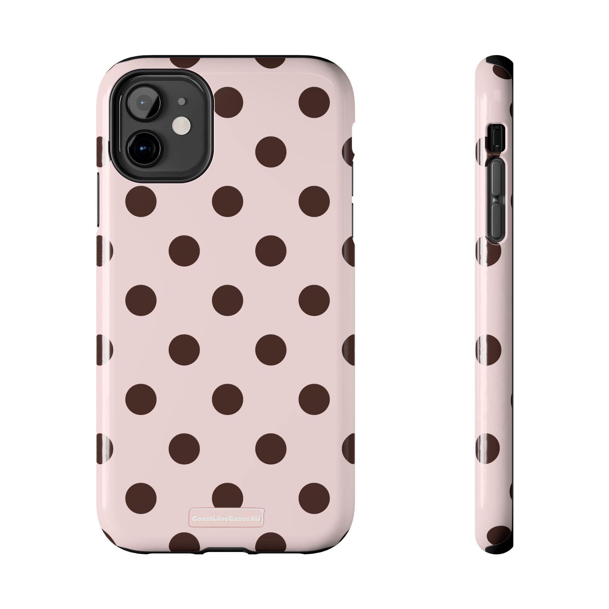 Berry Truffle Phone Case- Polka