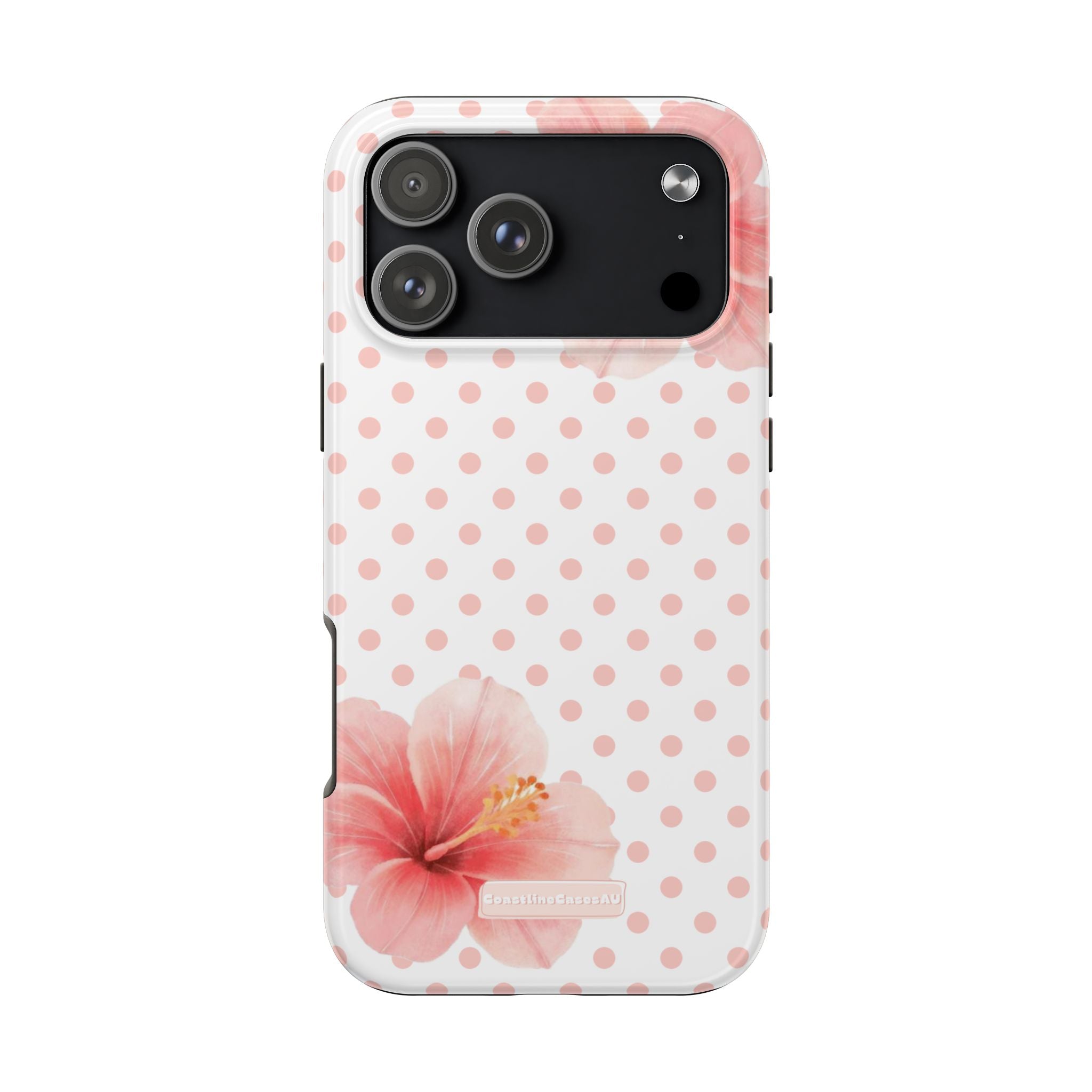 Bloom Phone Case- Mini Polka Blush