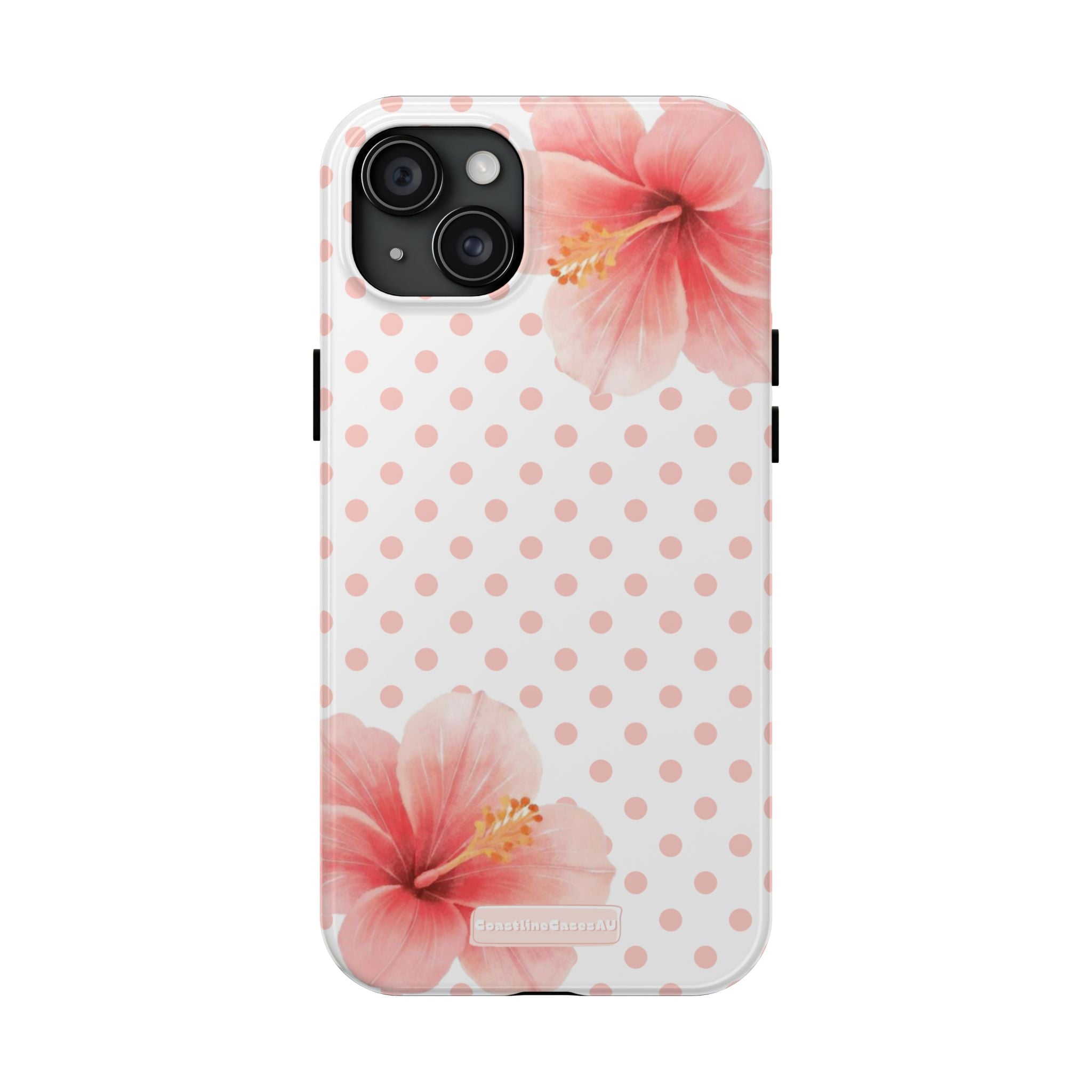 Bloom Phone Case- Mini Polka Blush