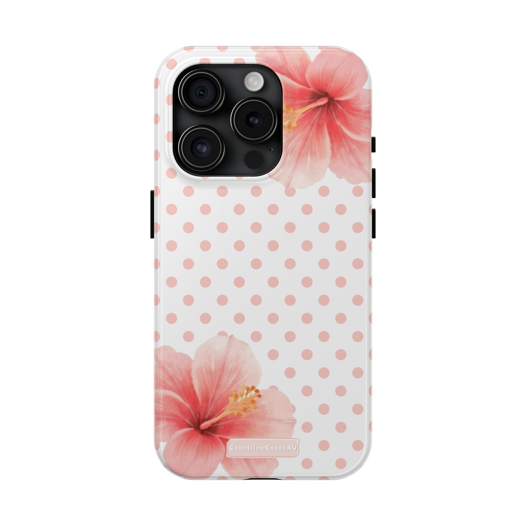 Bloom Phone Case- Mini Polka Blush