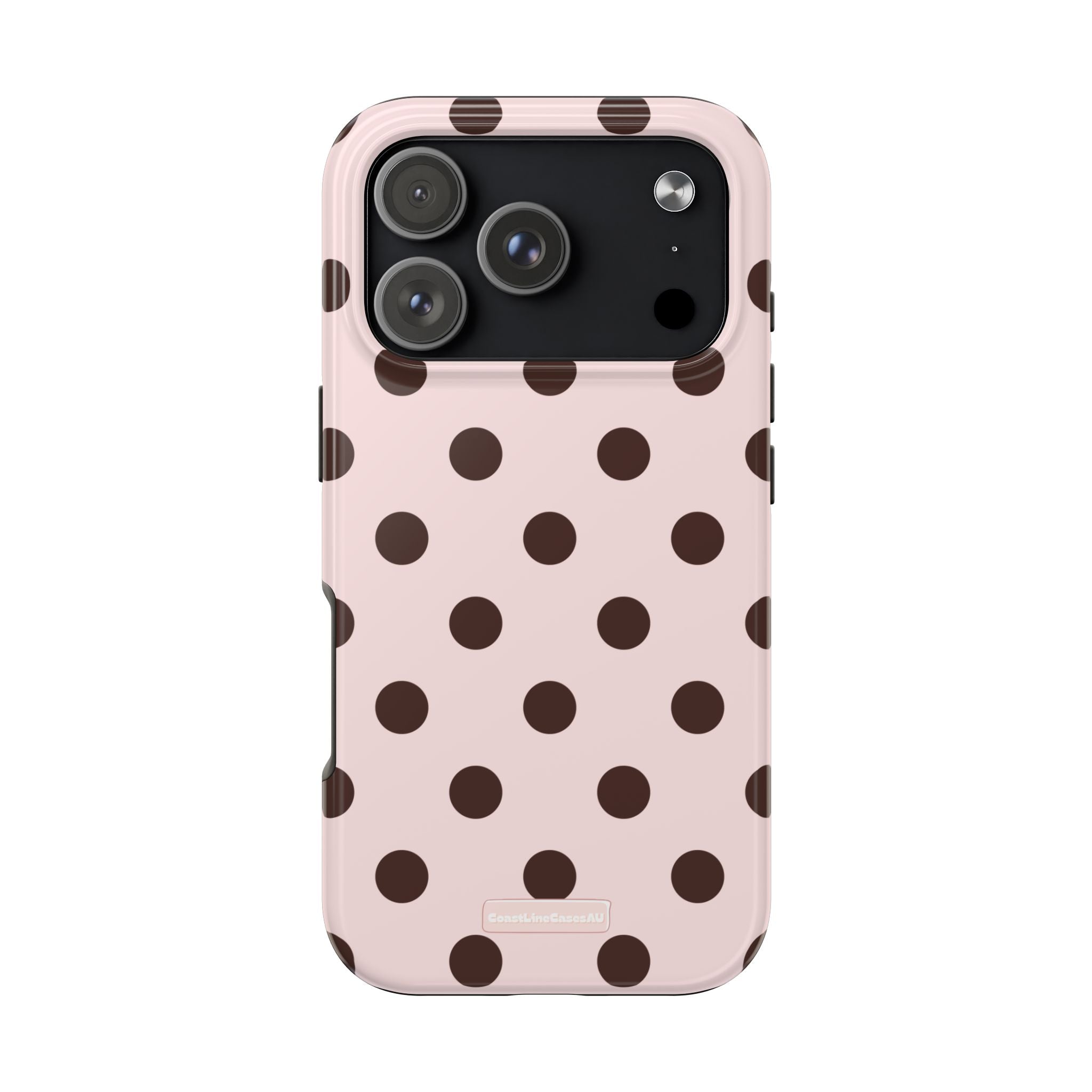 Berry Truffle Phone Case- Polka