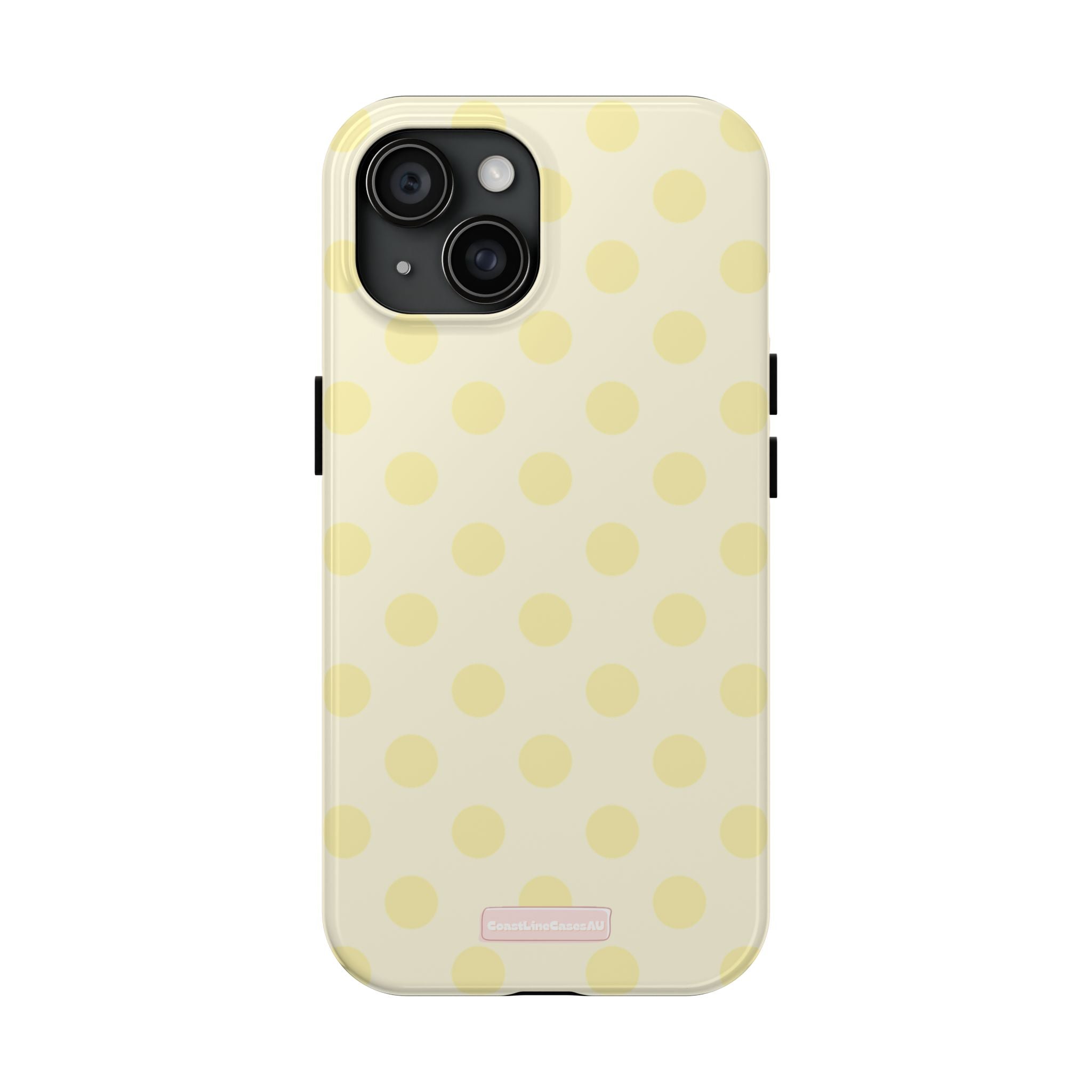 Lemon Drop Phone Case- Polka