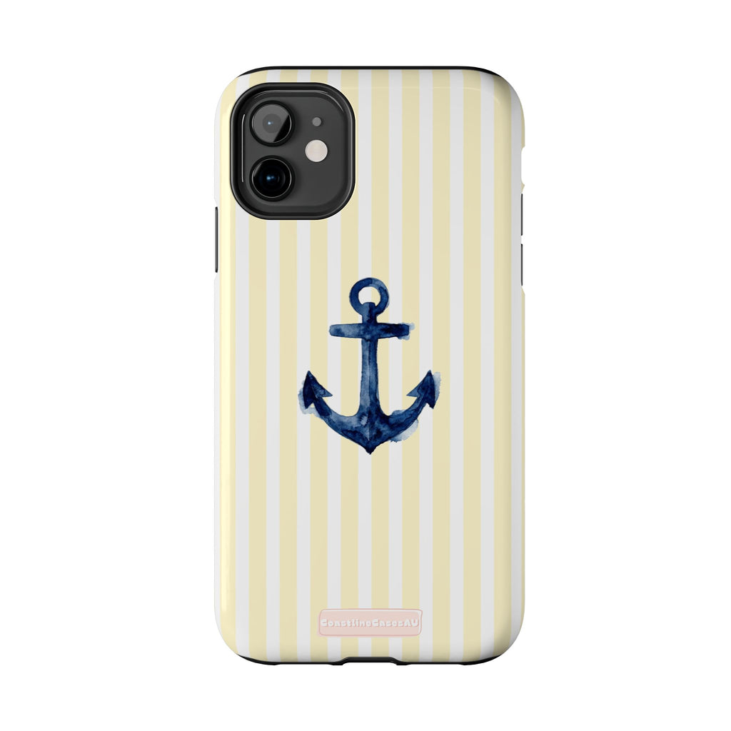 Sailor Phone Case- Butter Stripe