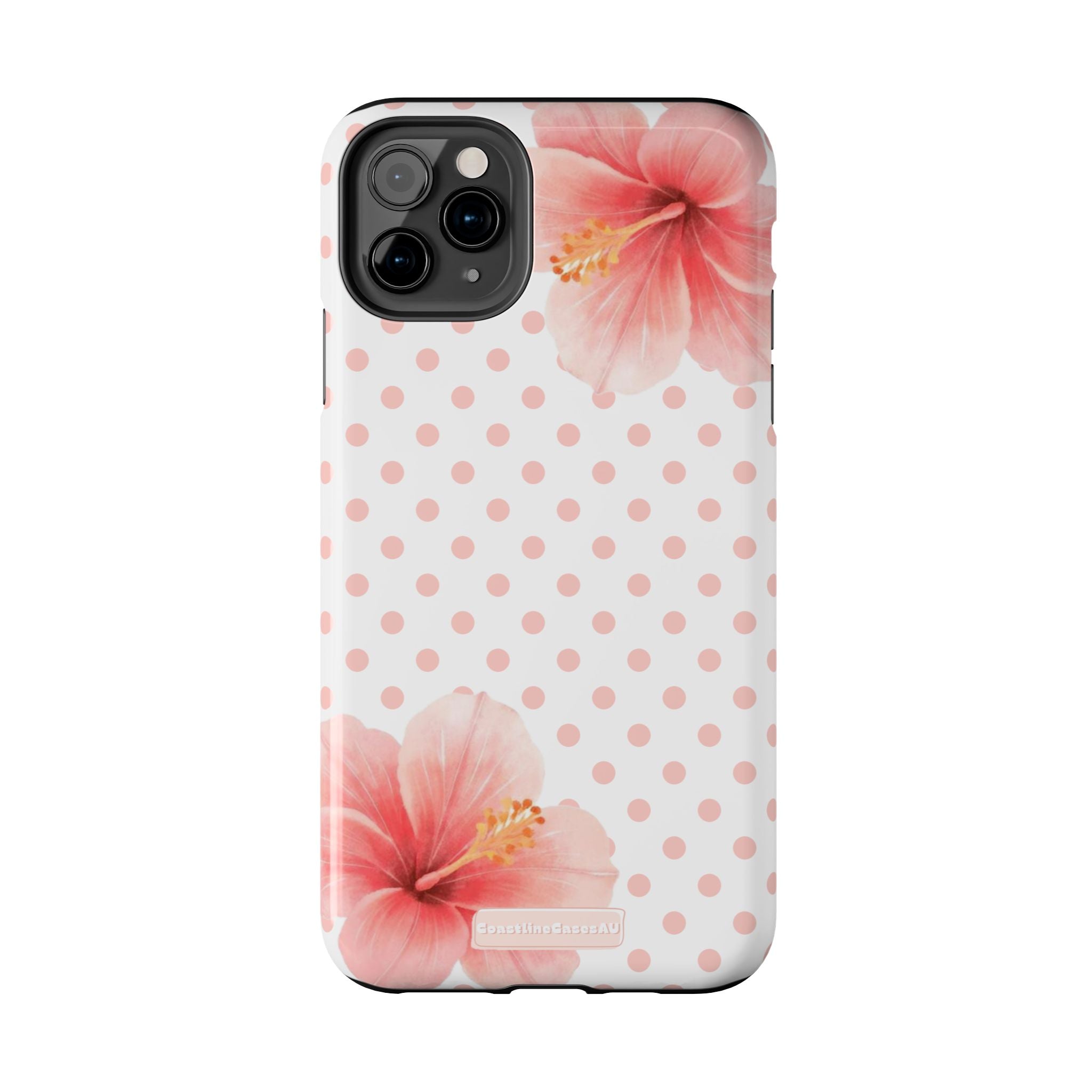 Bloom Phone Case- Mini Polka Blush