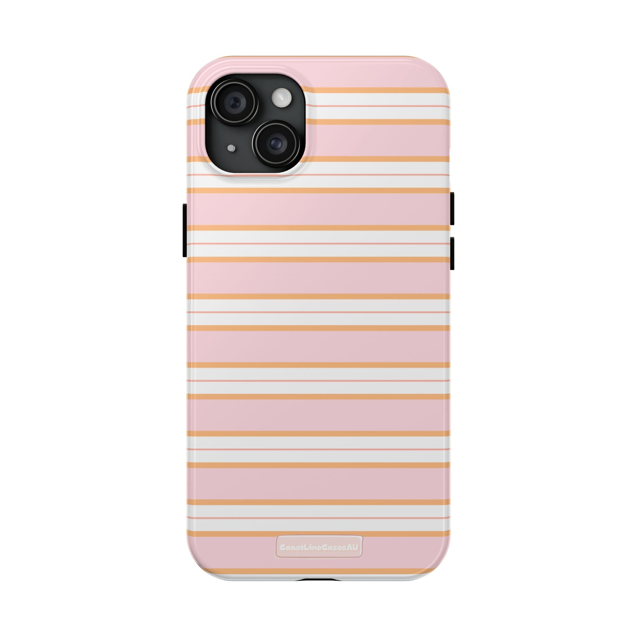Grapefruit Stripe Phone Case