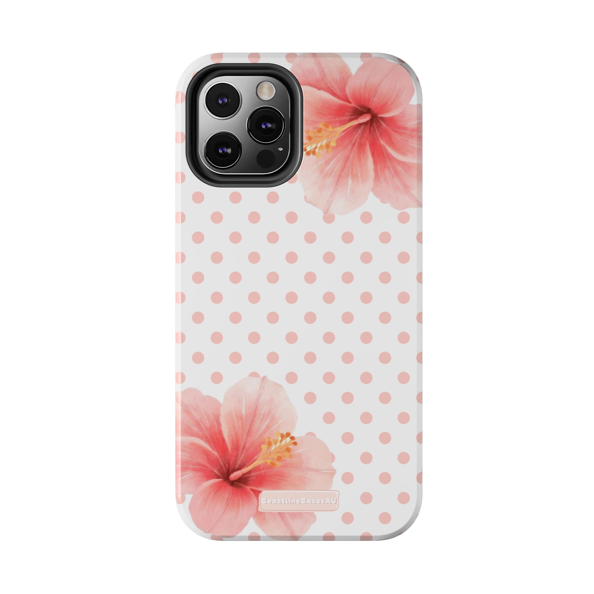 Bloom Phone Case- Mini Polka Blush
