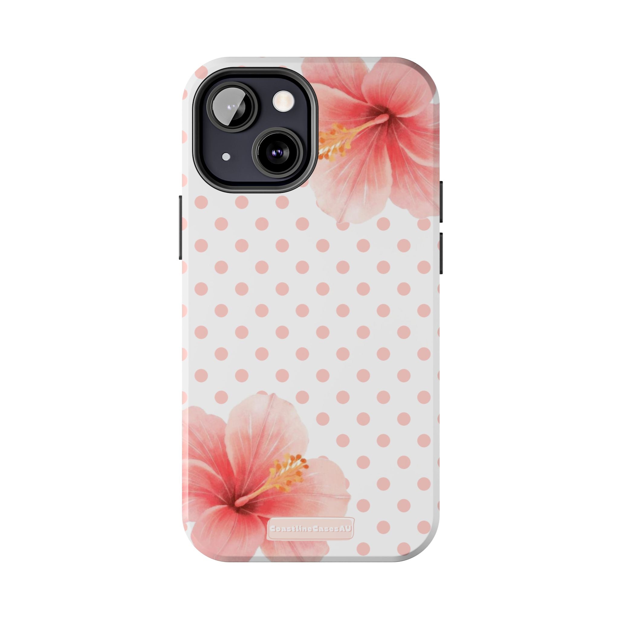 Bloom Phone Case- Mini Polka Blush
