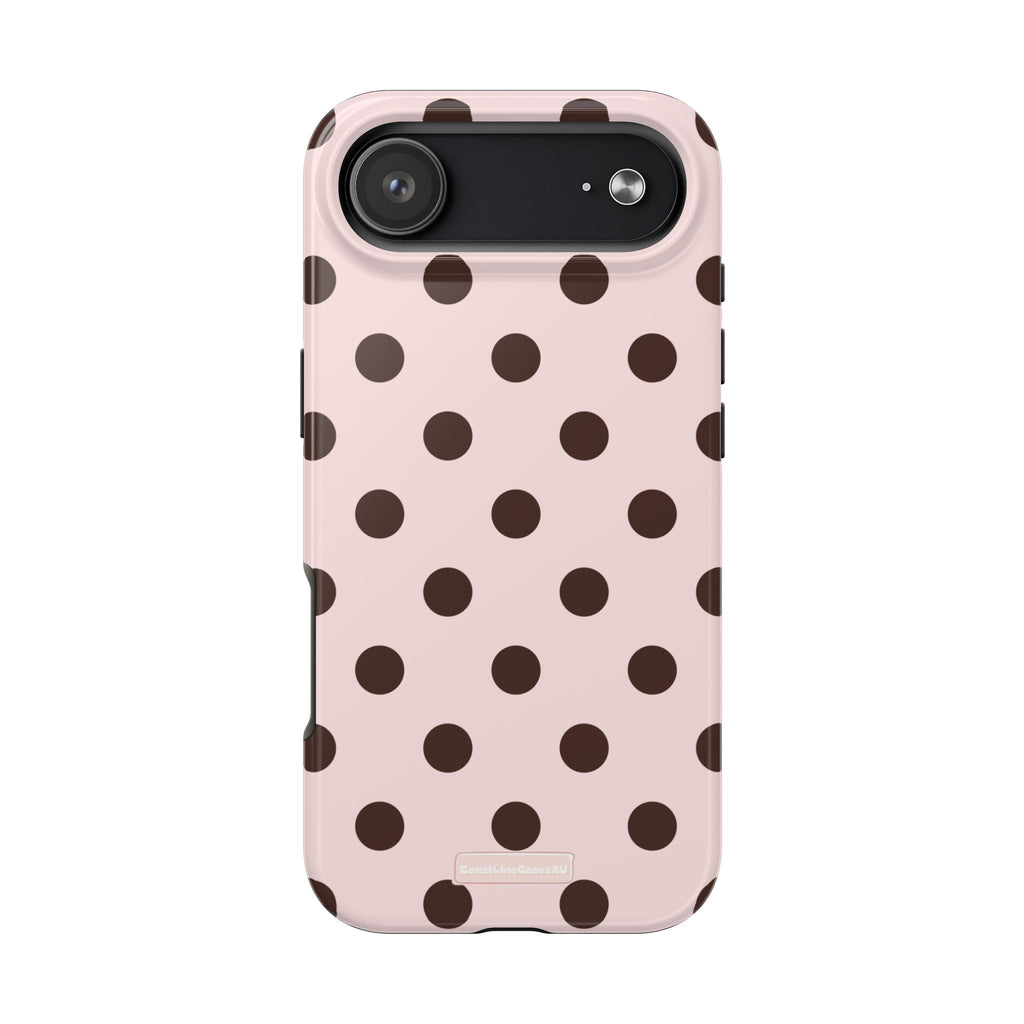 Berry Truffle Phone Case- Polka