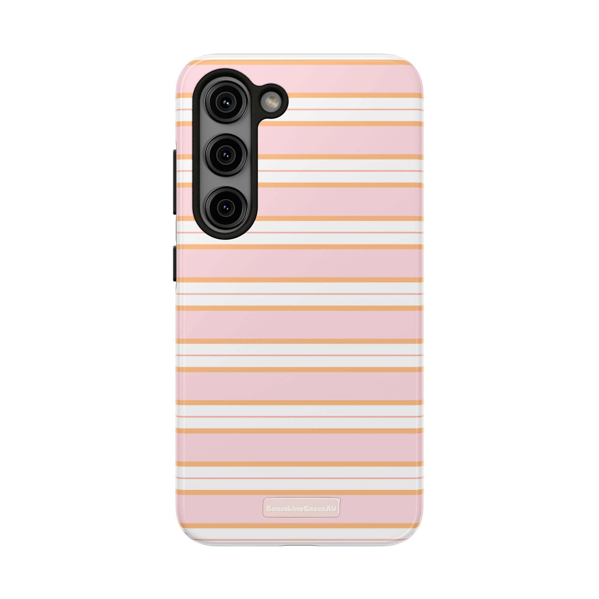 Grapefruit Stripe Phone Case
