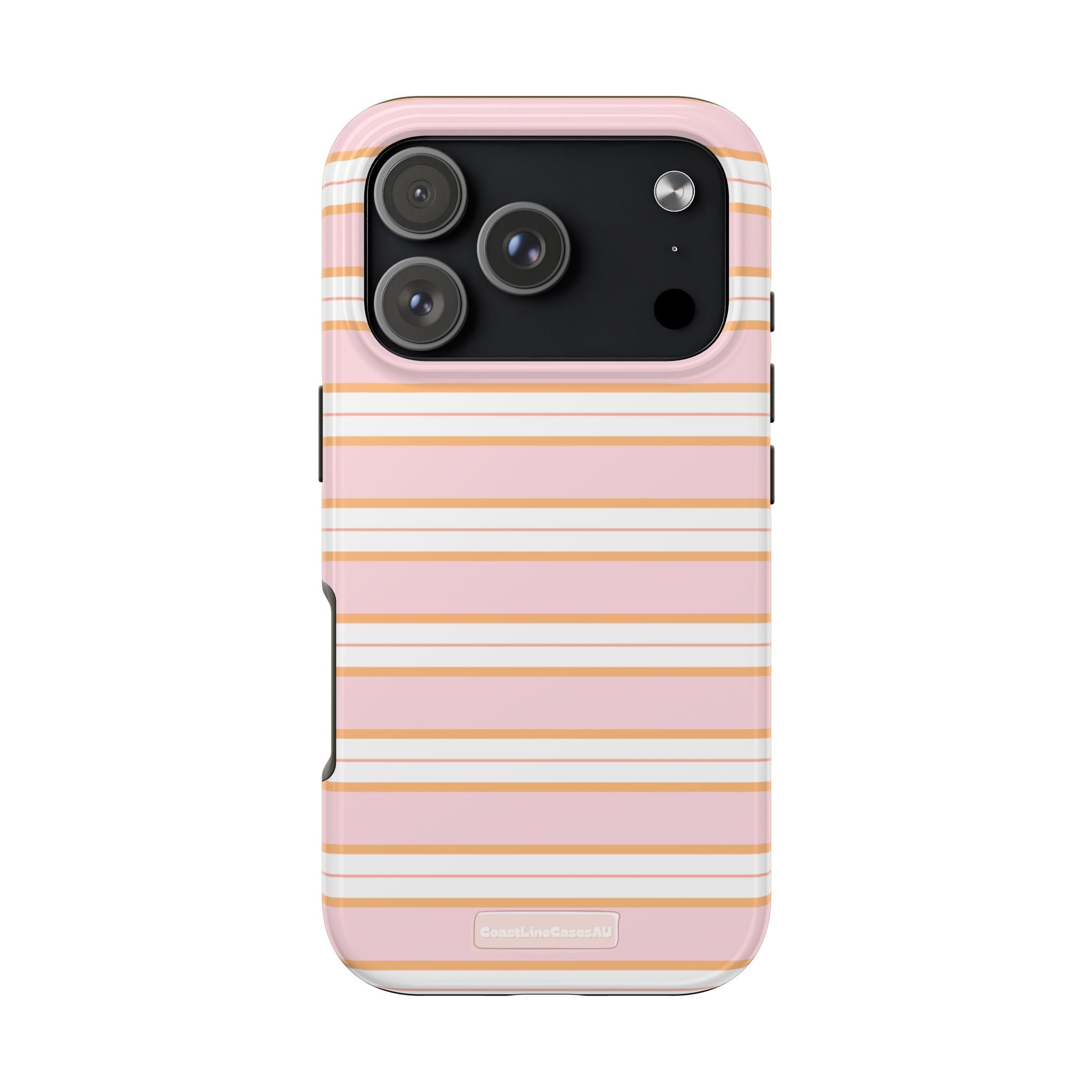Grapefruit Stripe Phone Case