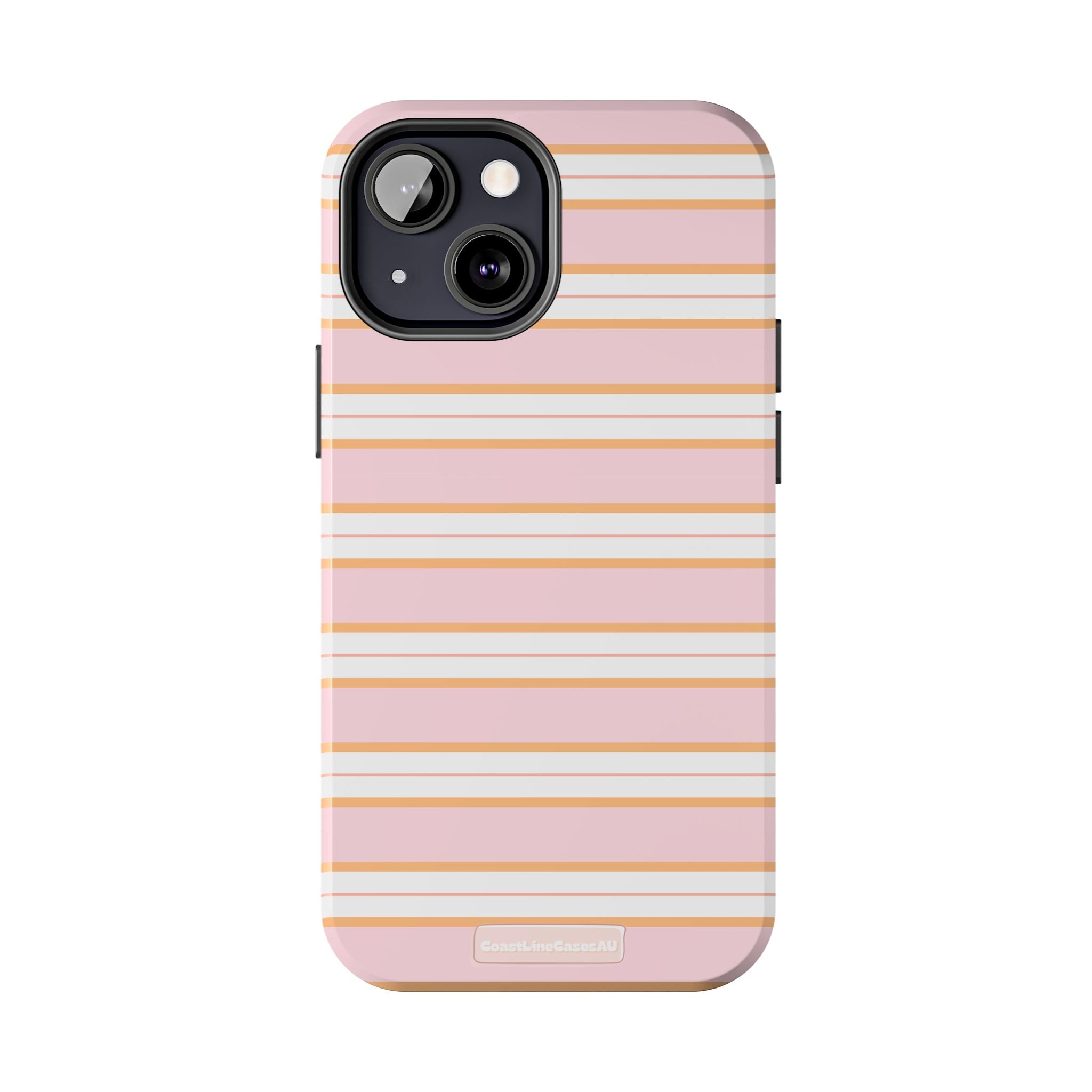 Grapefruit Stripe Phone Case