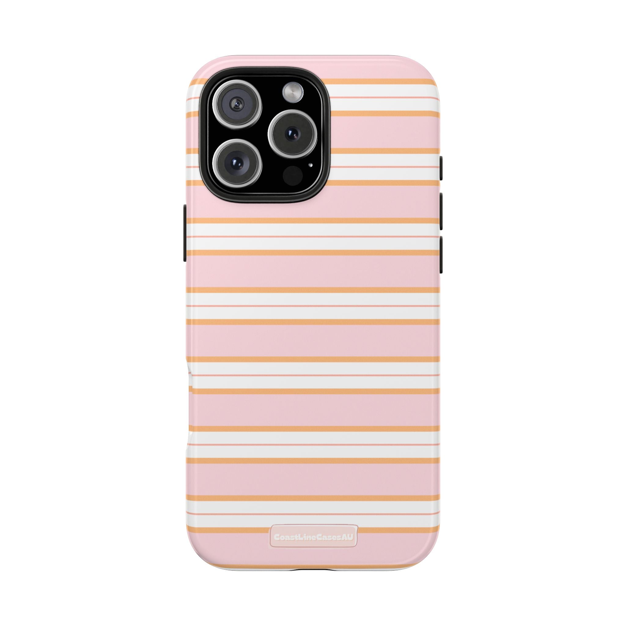 Grapefruit Stripe Phone Case