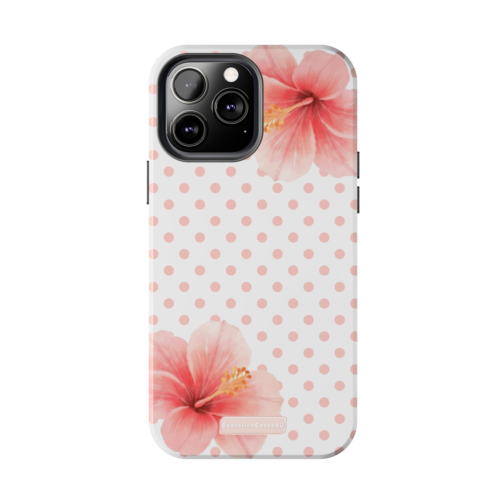 Bloom Phone Case- Mini Polka Blush