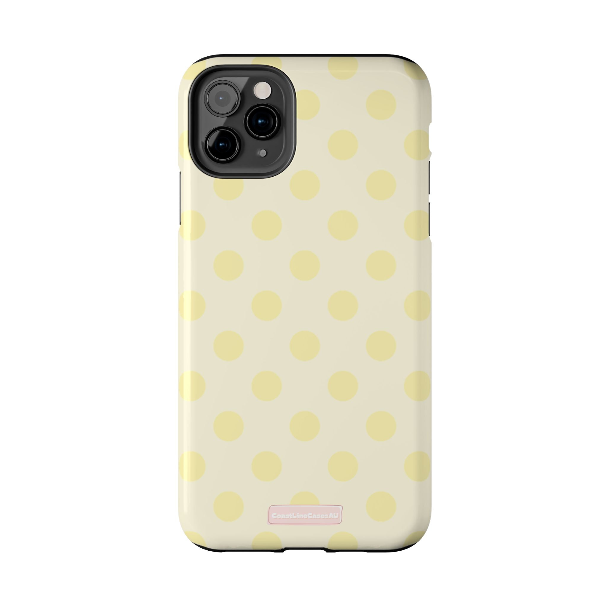 Lemon Drop Phone Case- Polka
