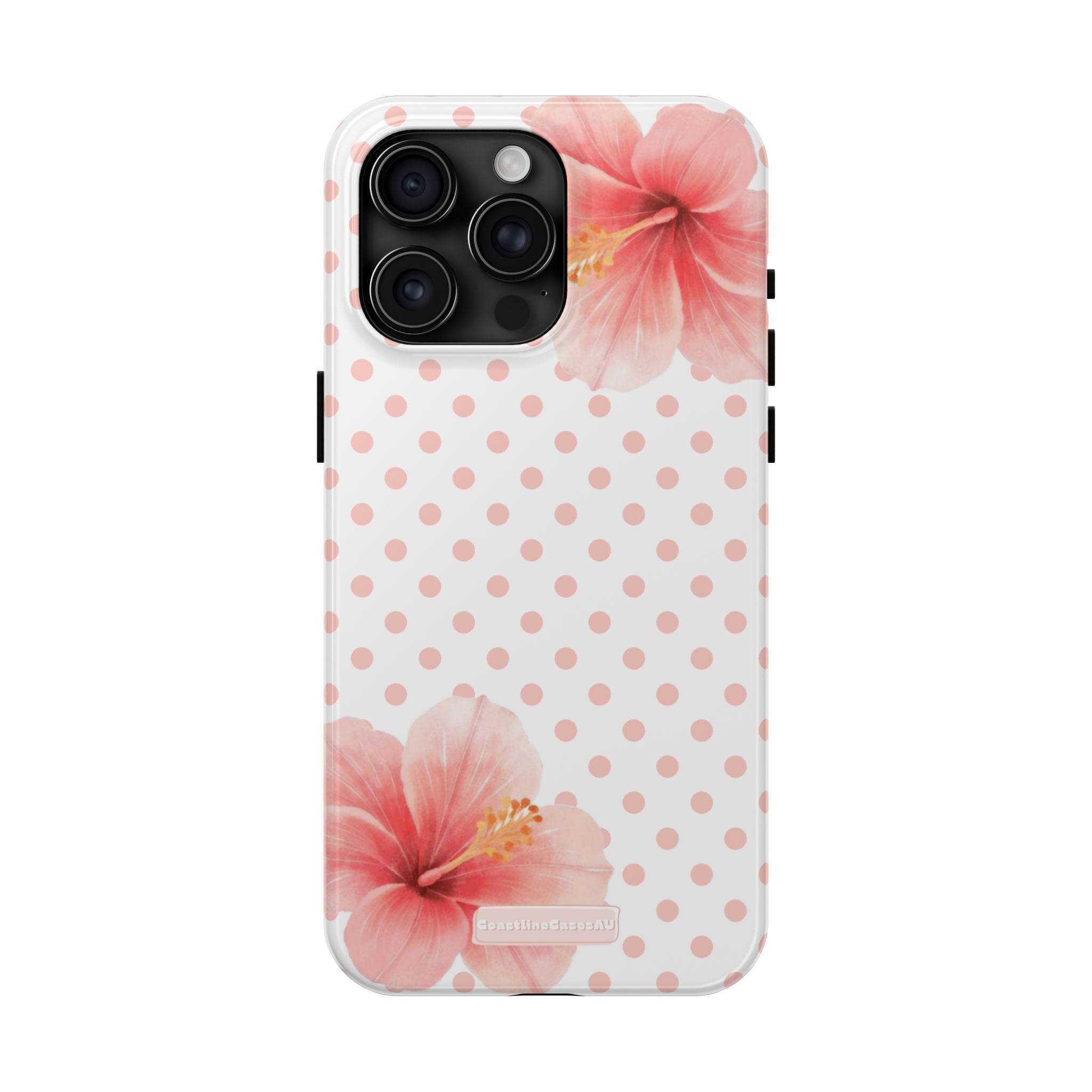 Bloom Phone Case- Mini Polka Blush
