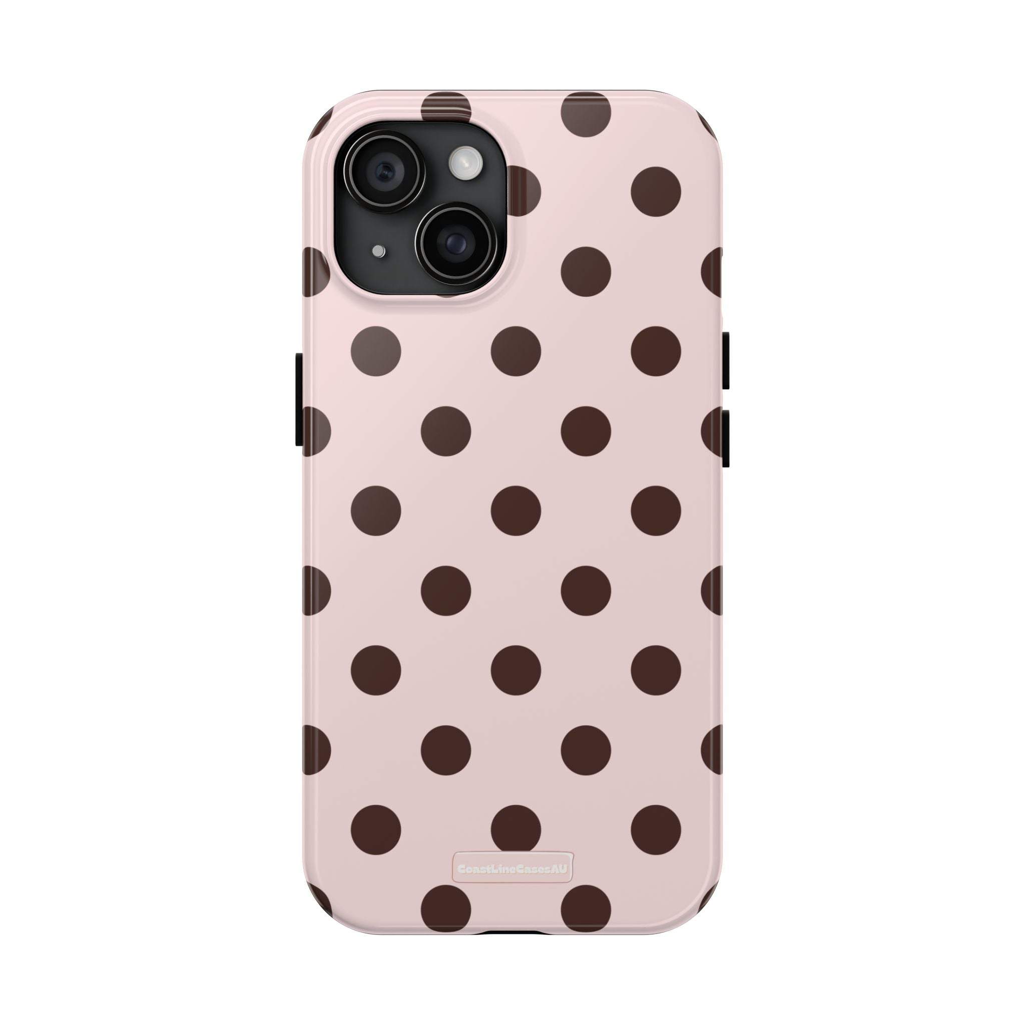 Berry Truffle Phone Case- Polka